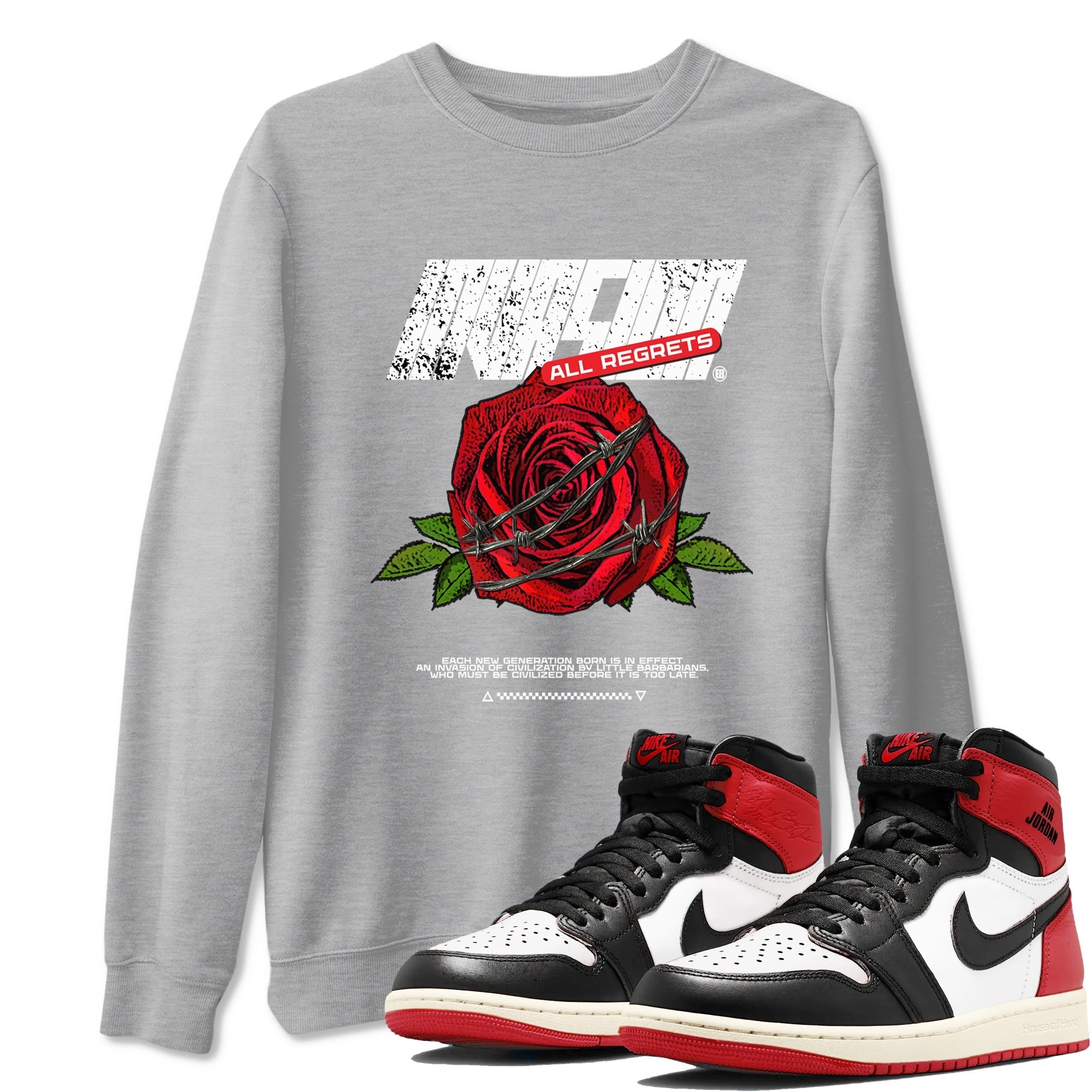 Invasions snkmatch Tees - Air Jordan 1 Black Toe Reimagined