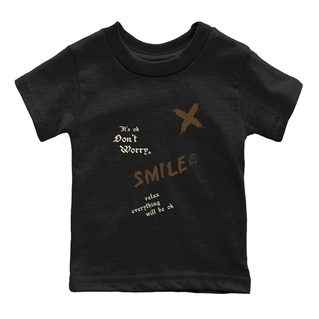It's Ok Don't Worry snkmatch Tees Kids - Air Jordan 1 Mocha