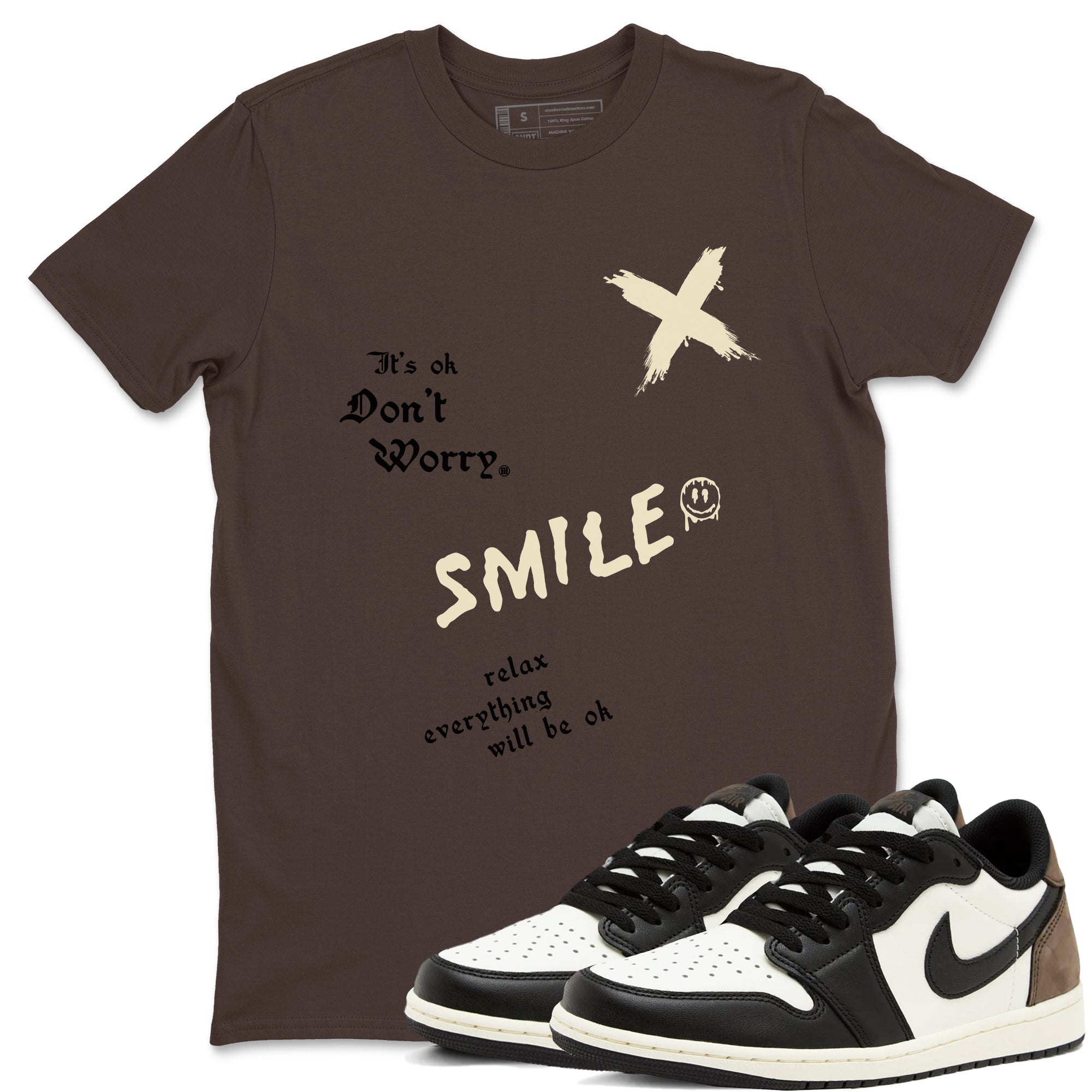 It's Ok Don't Worry snkmatch Tees - Air Jordan 1 Mocha
