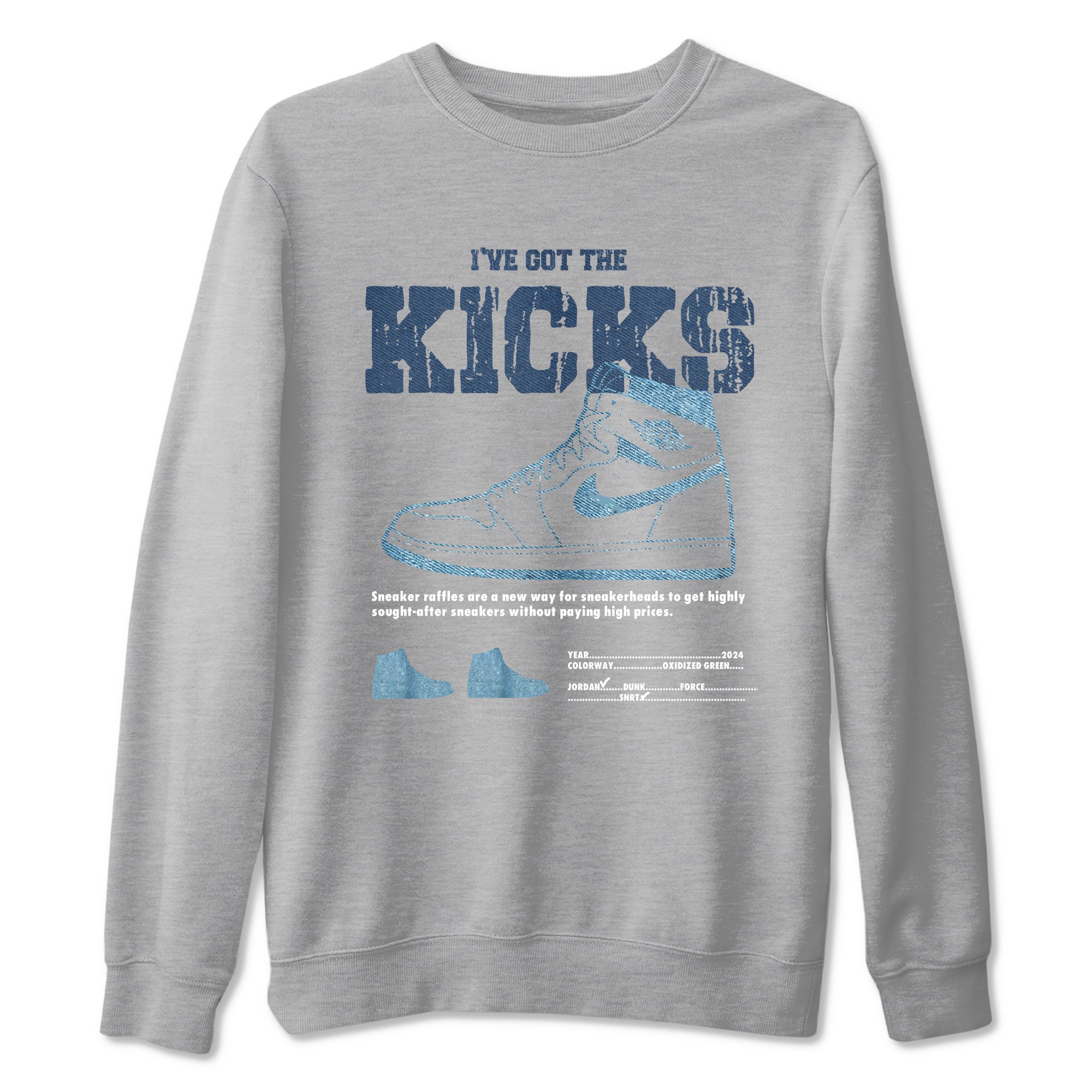 I've Got The Kicks snkmatch Tees - Air Jordan 1 Denim 2024