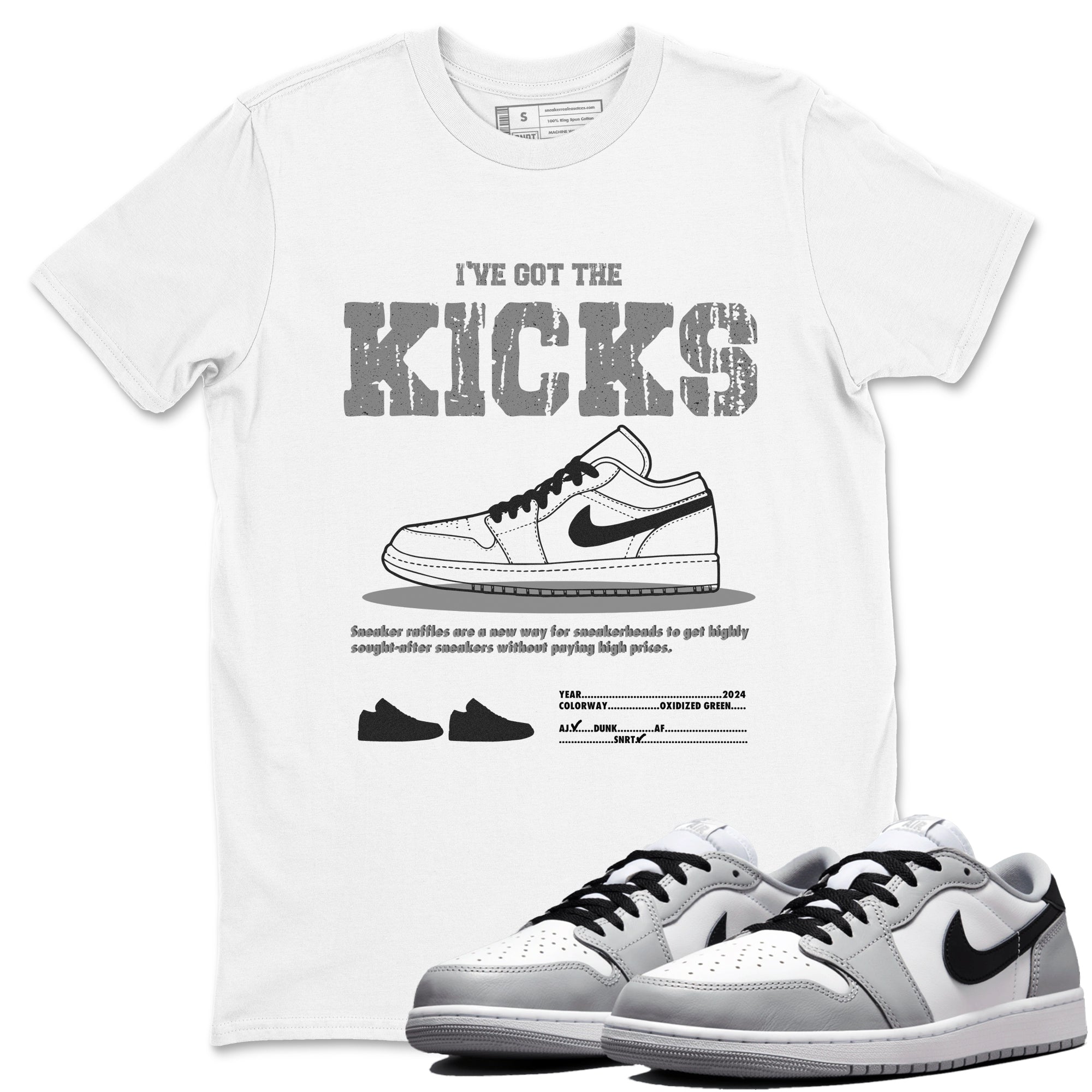 I've Got the Kicks snkmatch Tees - Air Jordan 1 Wolf Grey