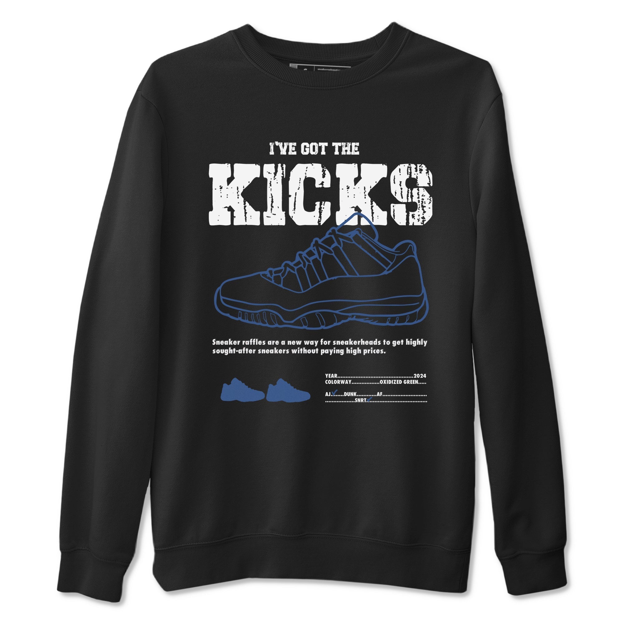 I've Got The Kicks snkmatch Tees - Air Jordan 11 Diffused Blue