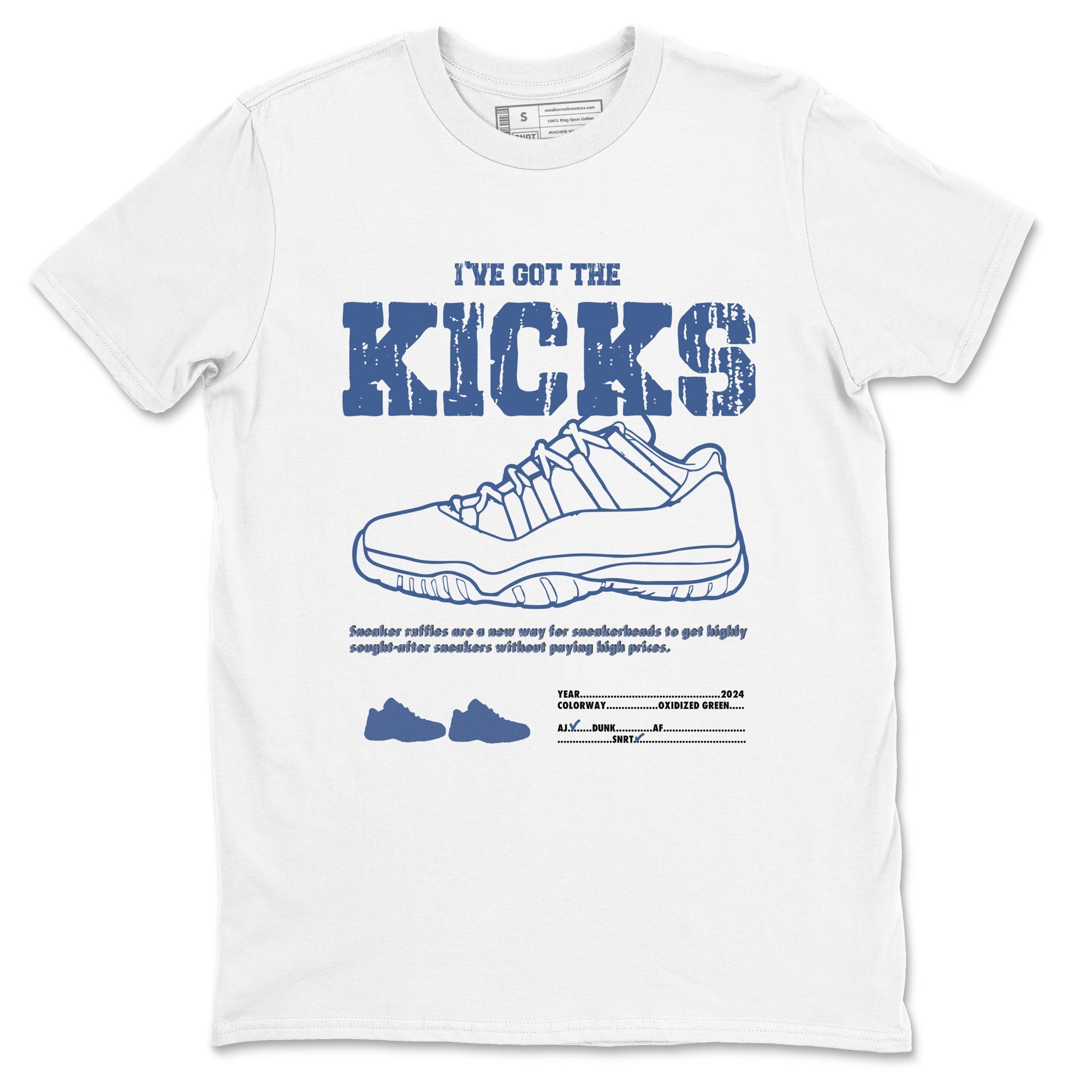 I've Got The Kicks snkmatch Tees - Air Jordan 11 Diffused Blue