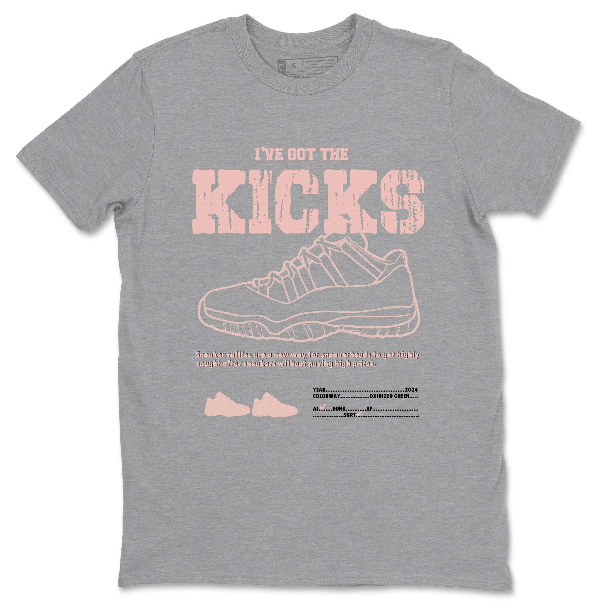 I've Got The Kicks snkmatch Tees - Air Jordan 11 Legend Pink