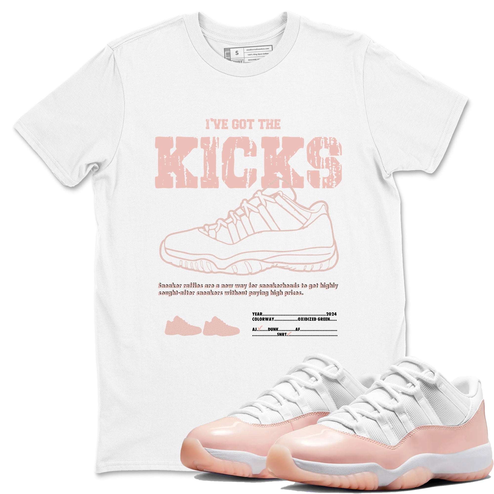 I've Got The Kicks snkmatch Tees - Air Jordan 11 Legend Pink