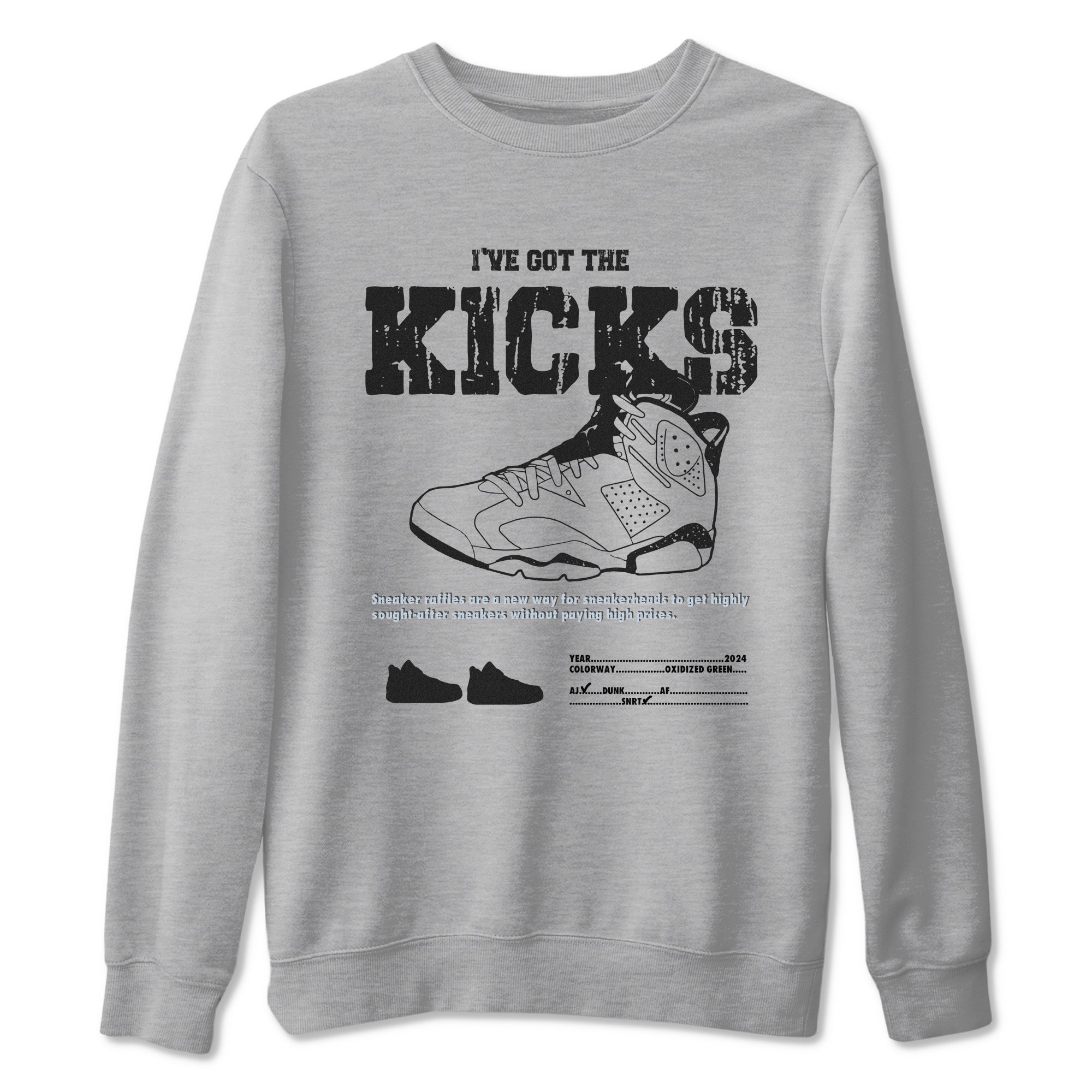 I've Got The Kicks snkmatch Tees - Air Jordan 6 White Black