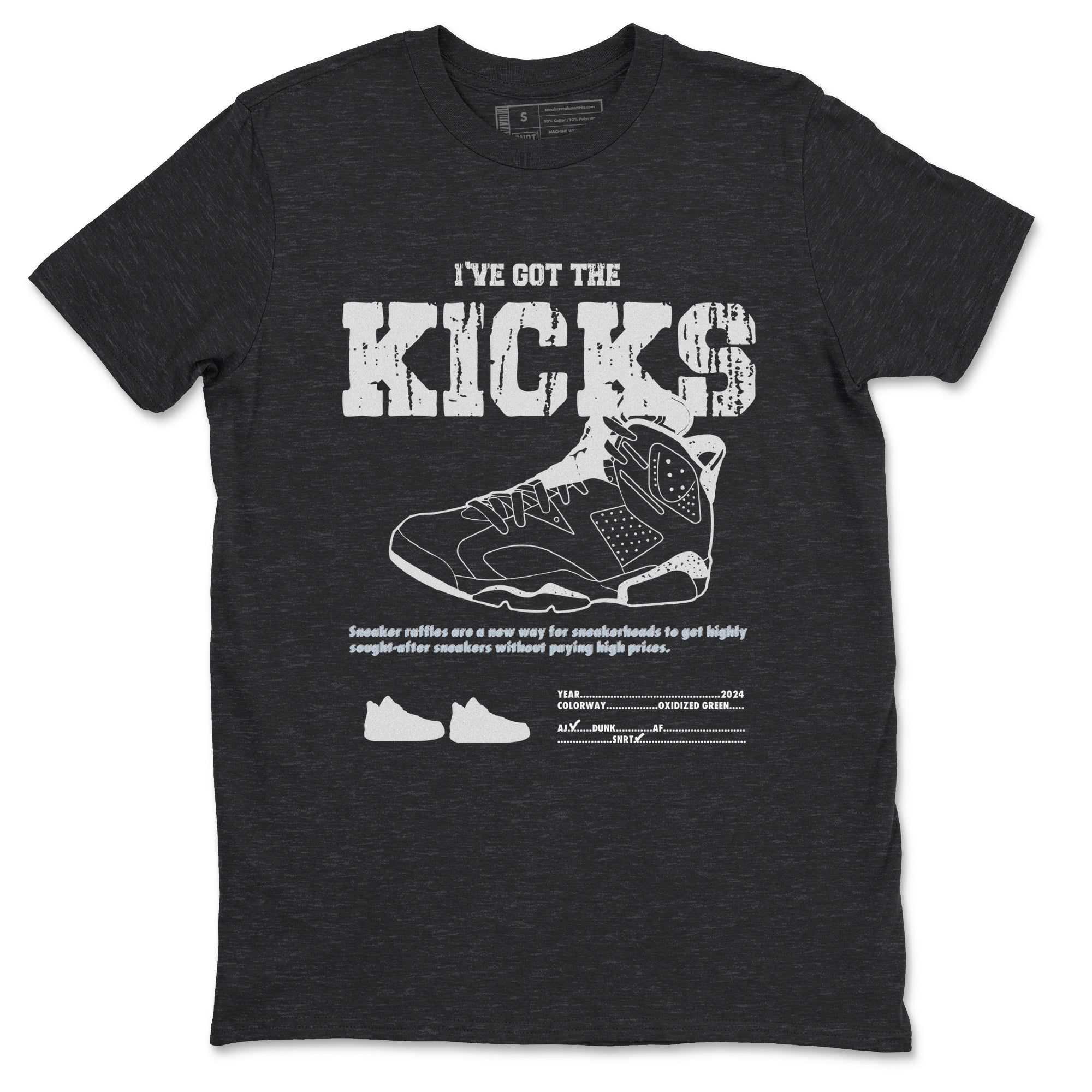 I've Got The Kicks snkmatch Tees - Air Jordan 6 White Black