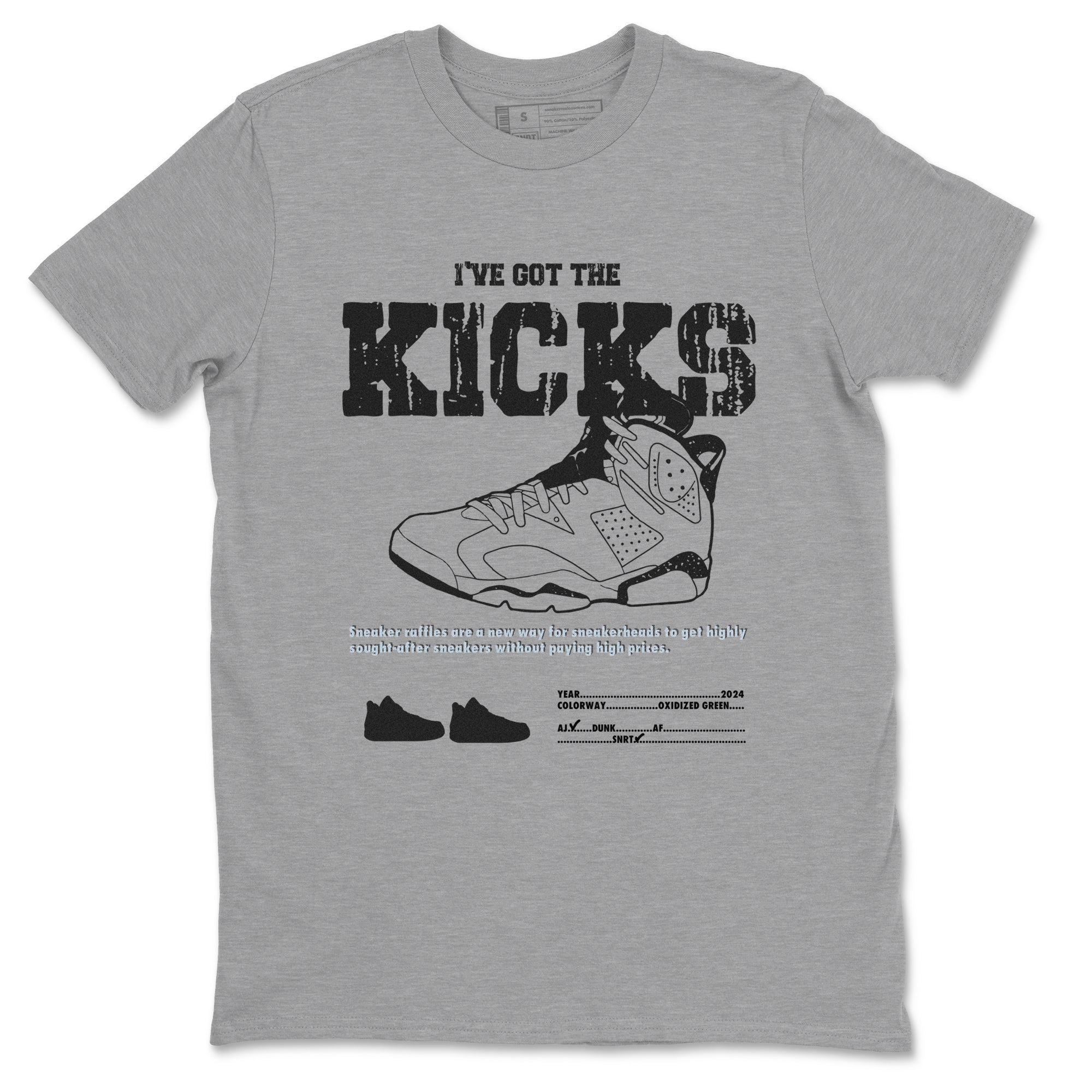 I've Got The Kicks snkmatch Tees - Air Jordan 6 White Black