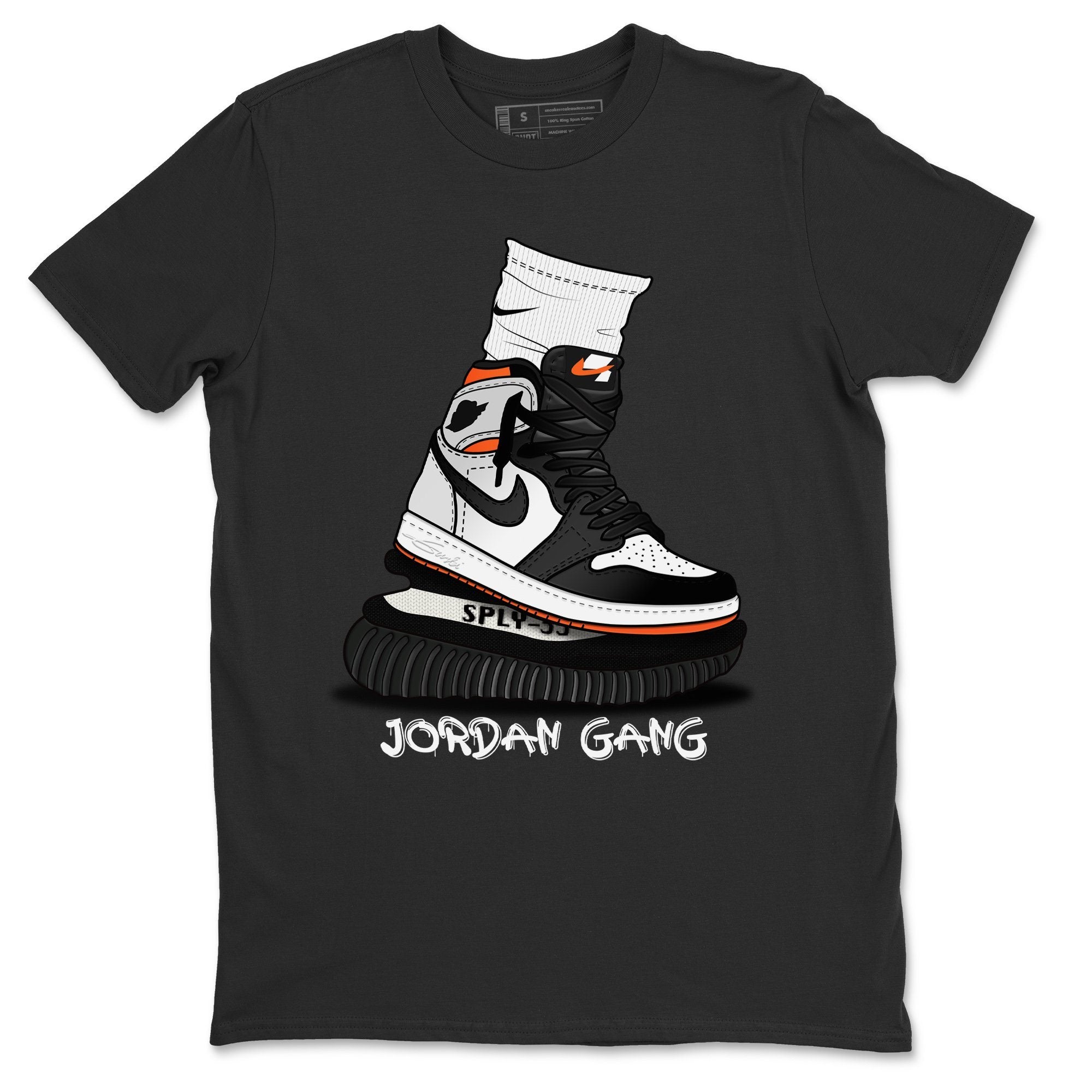 Air Jordan Gang Unisex Tops - Air Jordan 1 Electro Orange