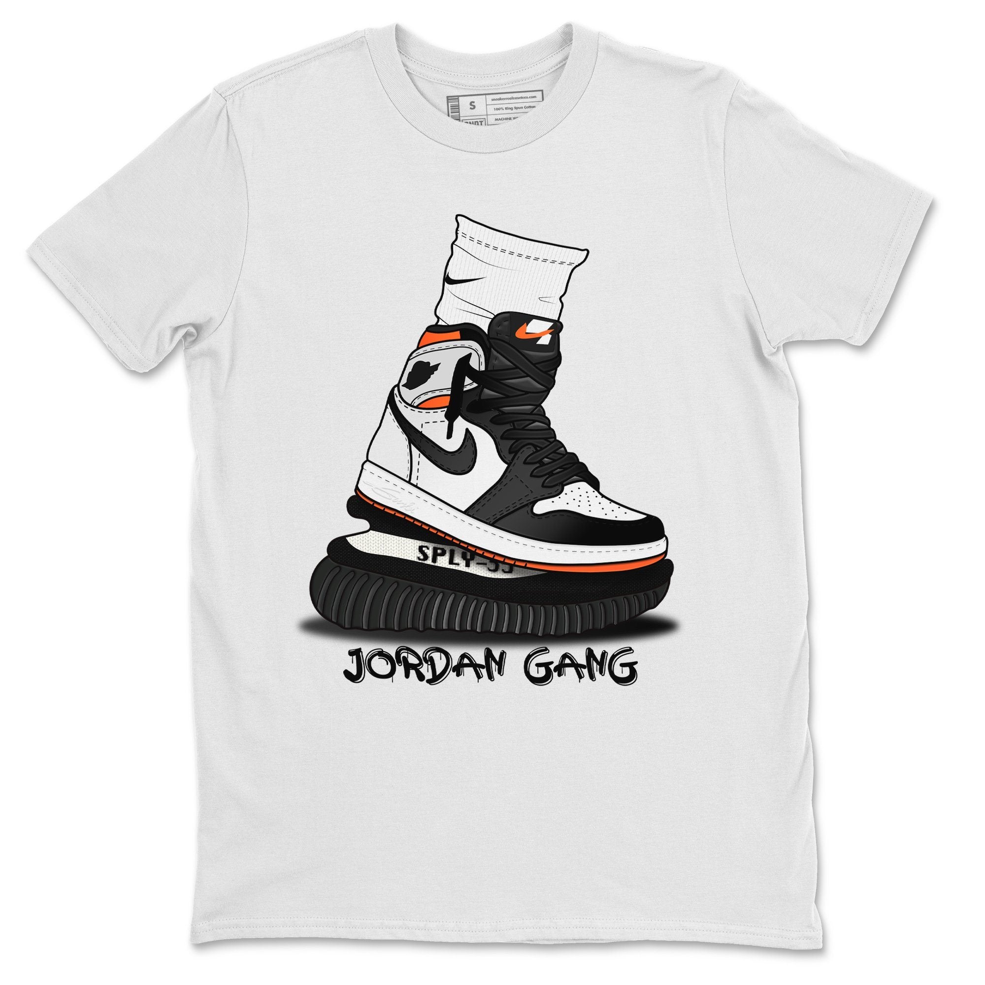 Air Jordan Gang Unisex Tops - Air Jordan 1 Electro Orange