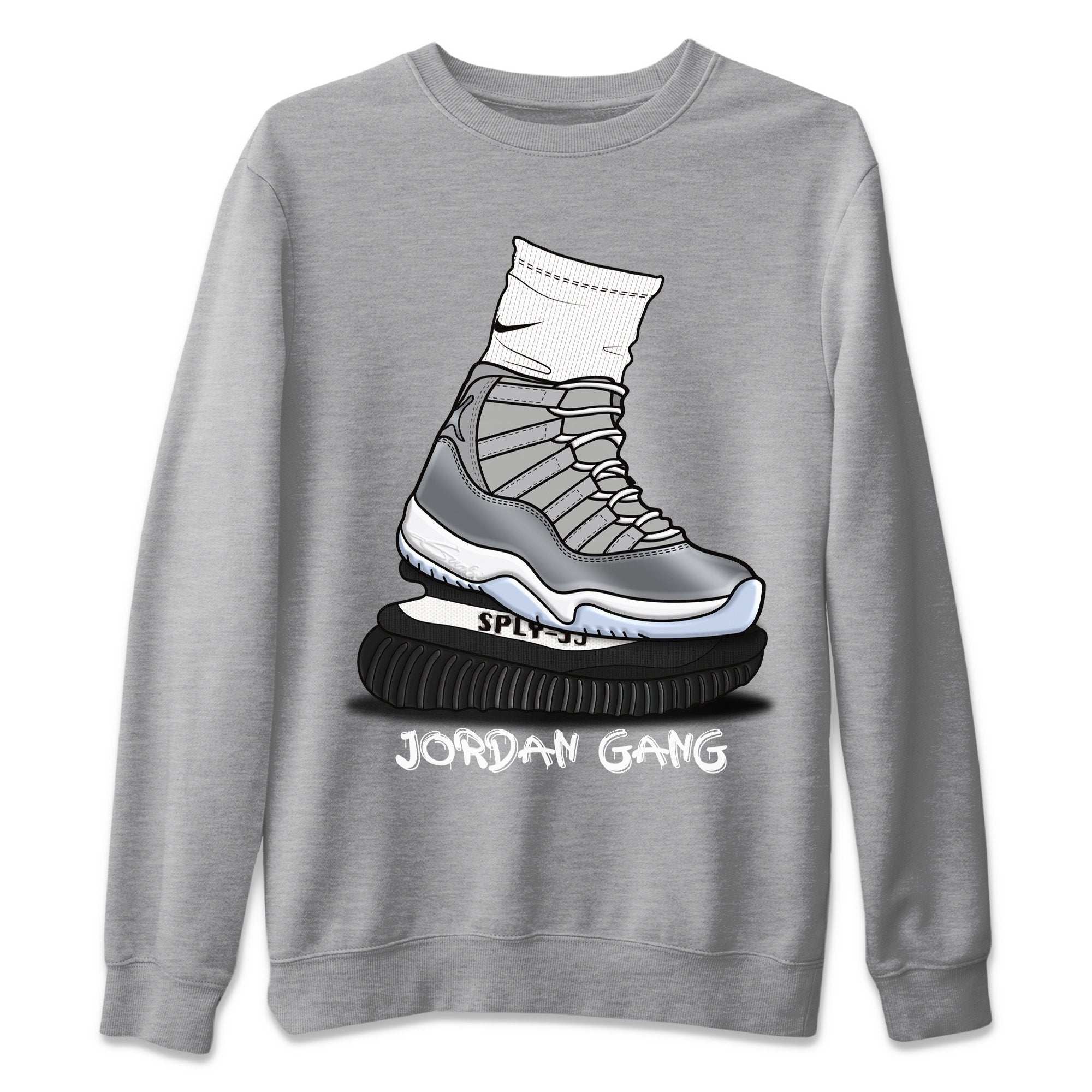 Air Jordan Gang Unisex Tops - Air Jordan 11 Cool Grey