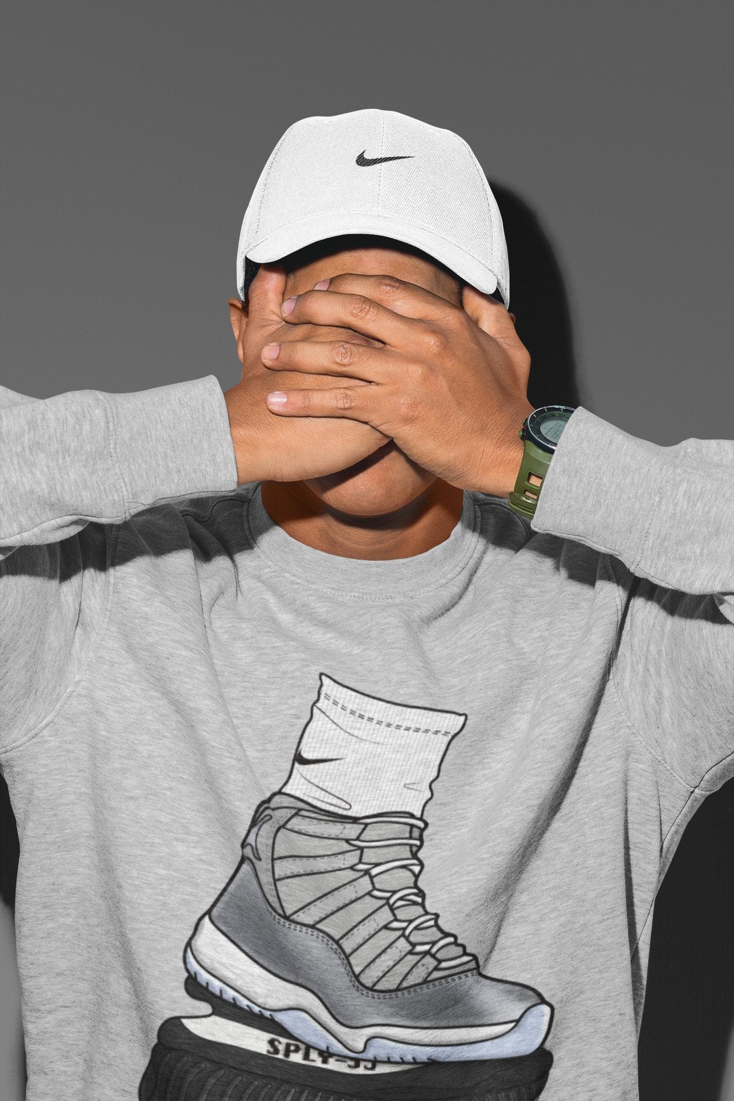 Air Jordan Gang Unisex Tops - Air Jordan 11 Cool Grey