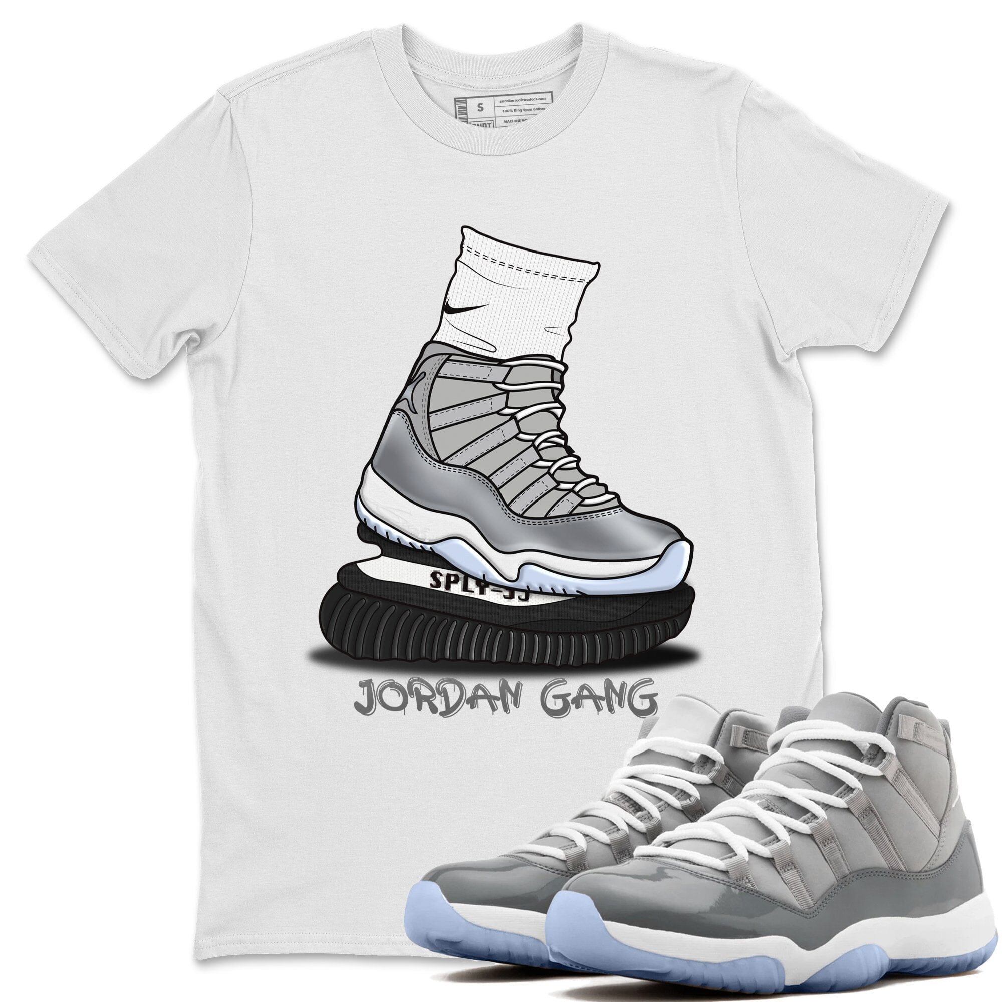 Air Jordan Gang Unisex Tops - Air Jordan 11 Cool Grey