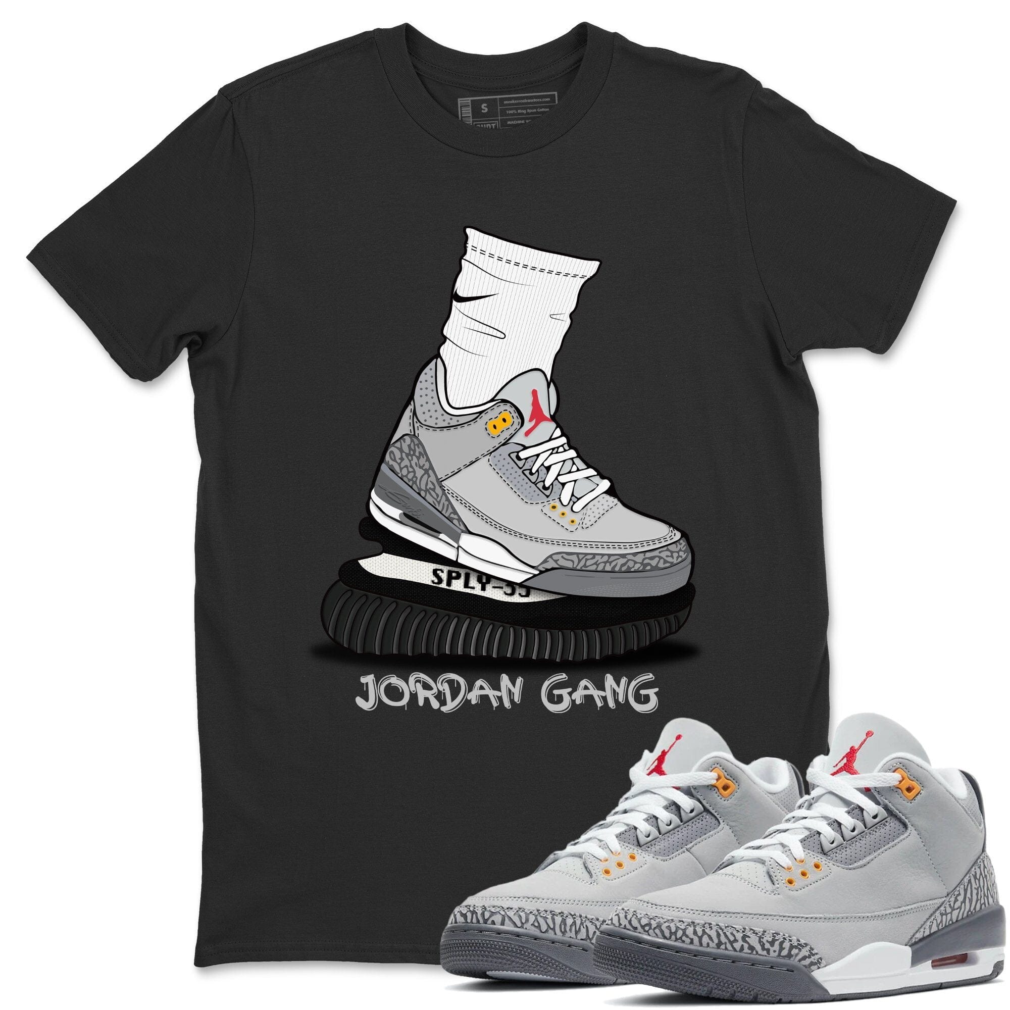 Air Jordan Gang Unisex Tops - Air Jordan 3 Cool Grey