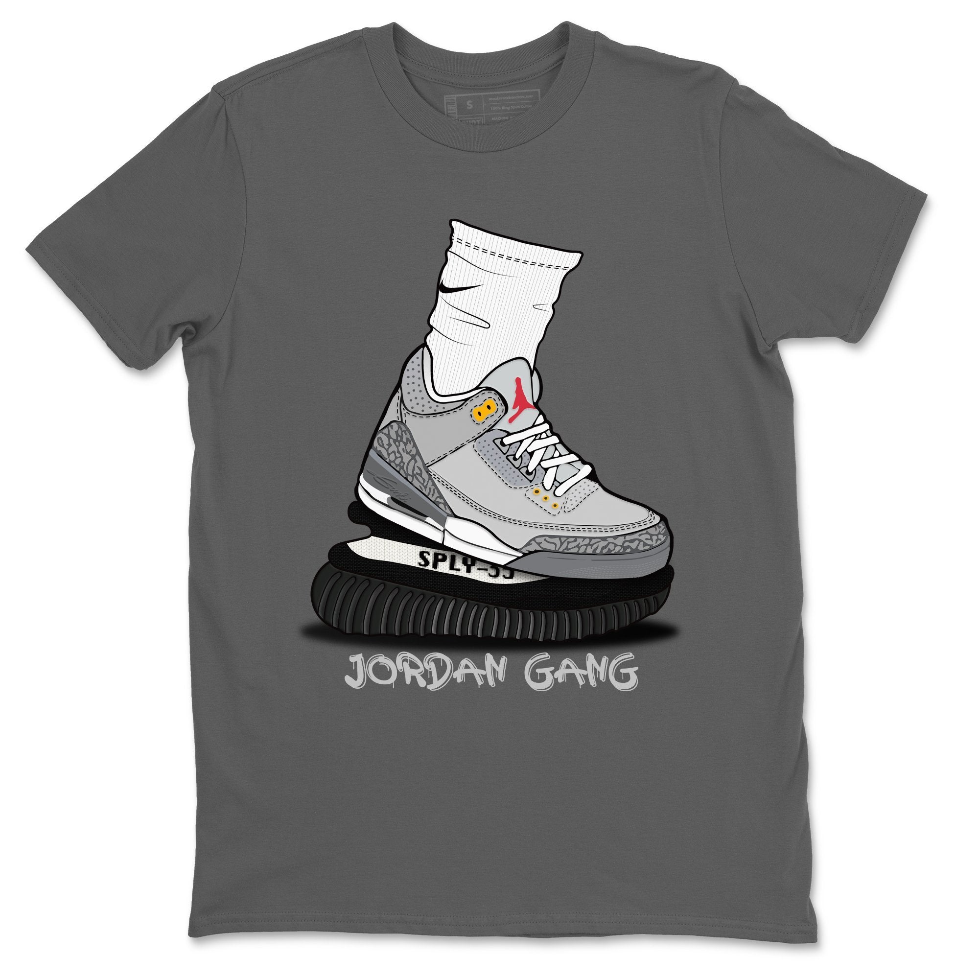 Air Jordan Gang Unisex Tops - Air Jordan 3 Cool Grey