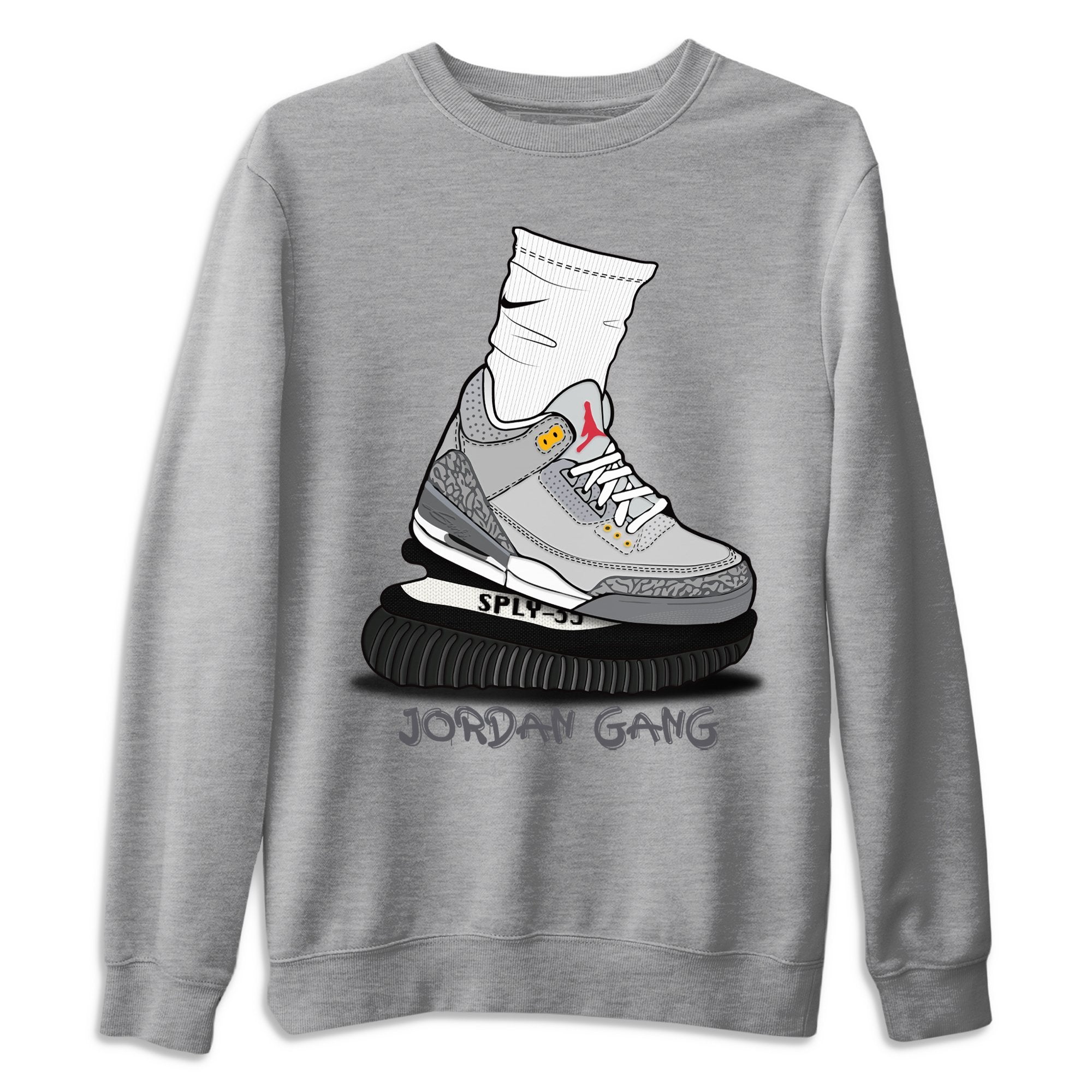 Air Jordan Gang Unisex Tops - Air Jordan 3 Cool Grey