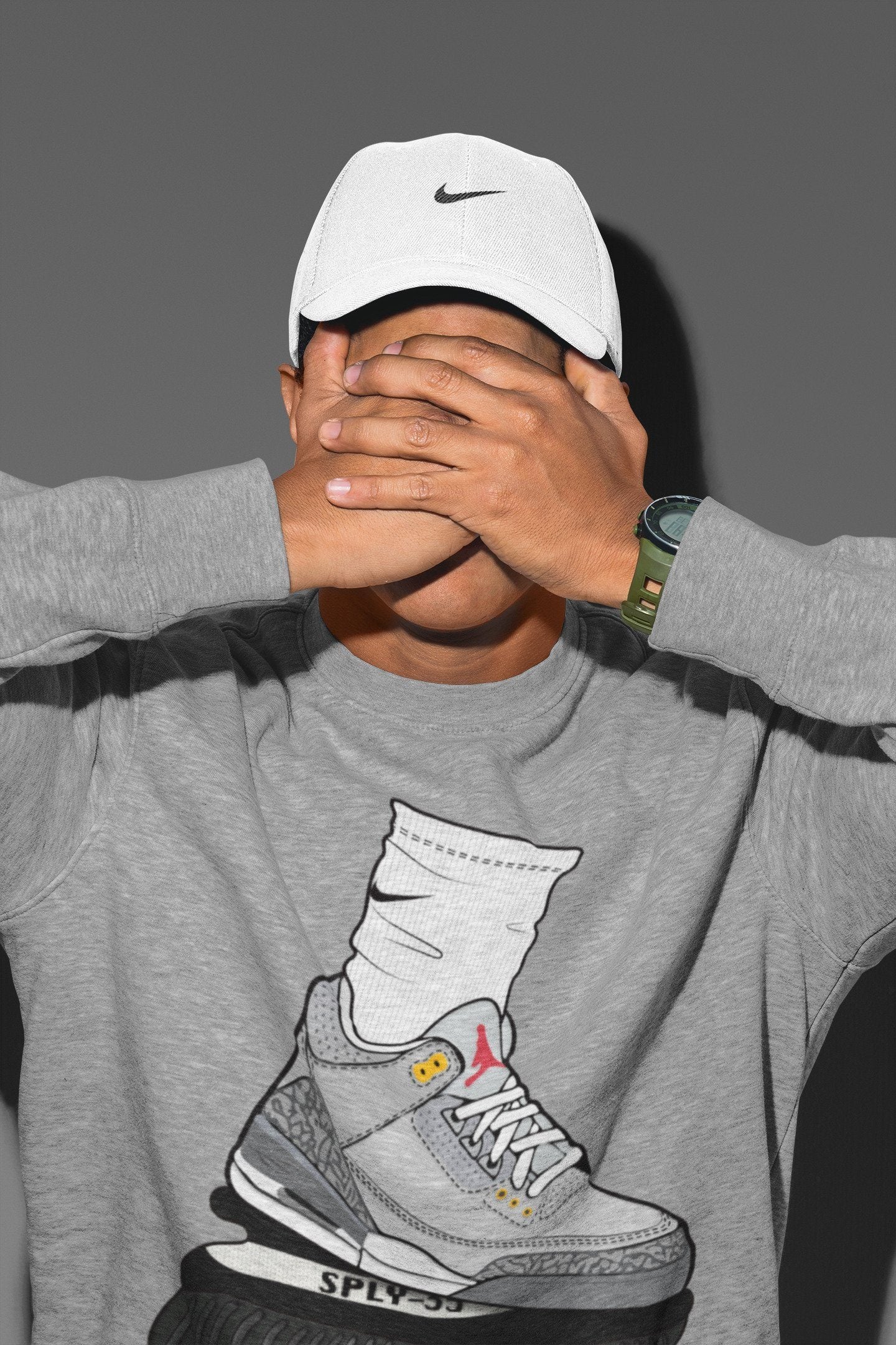 Air Jordan Gang Unisex Tops - Air Jordan 3 Cool Grey