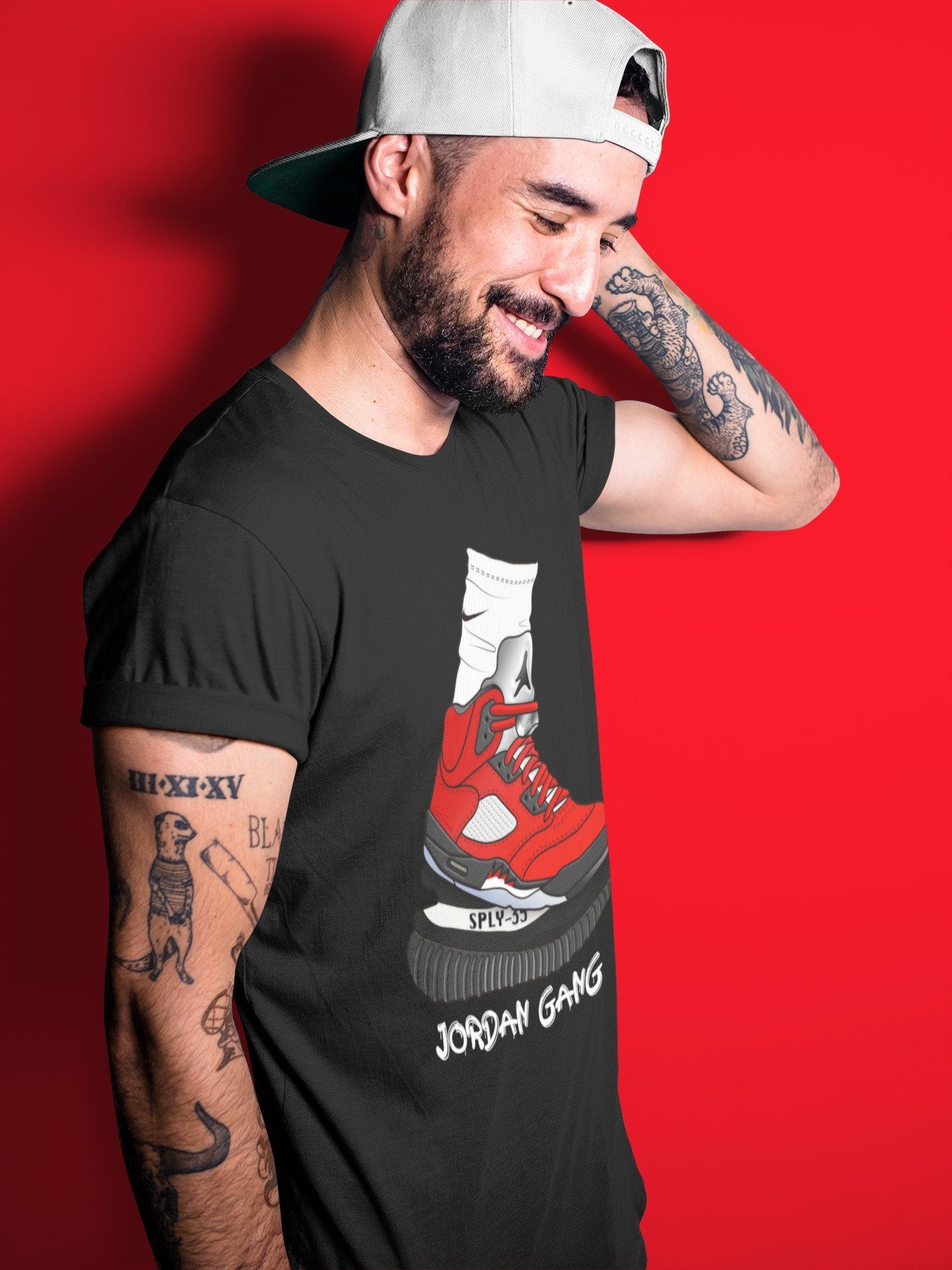 Air Jordan Gang Unisex Tops - Air Jordan 5 Raging Bull
