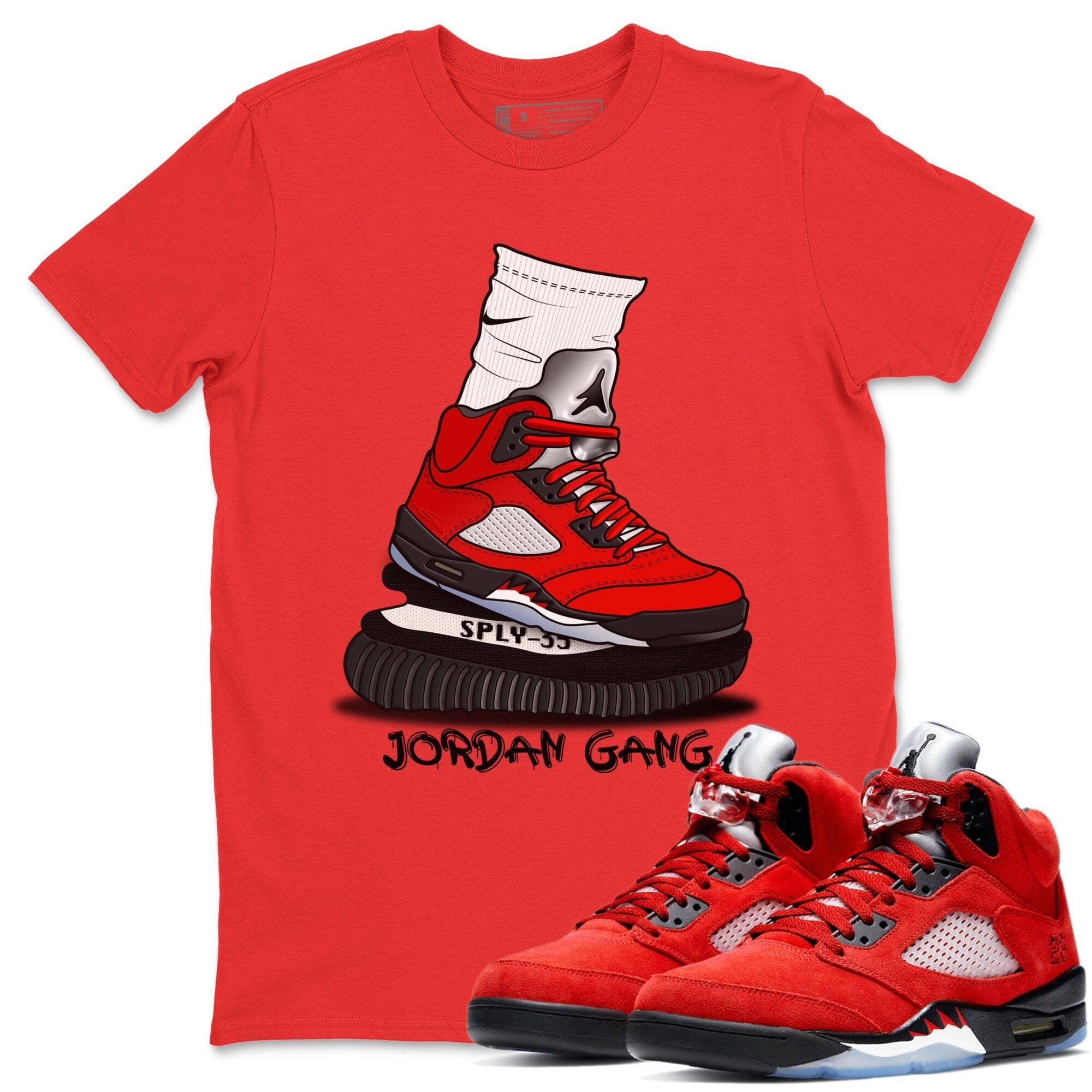 Air Jordan Gang Unisex Tops - Air Jordan 5 Raging Bull