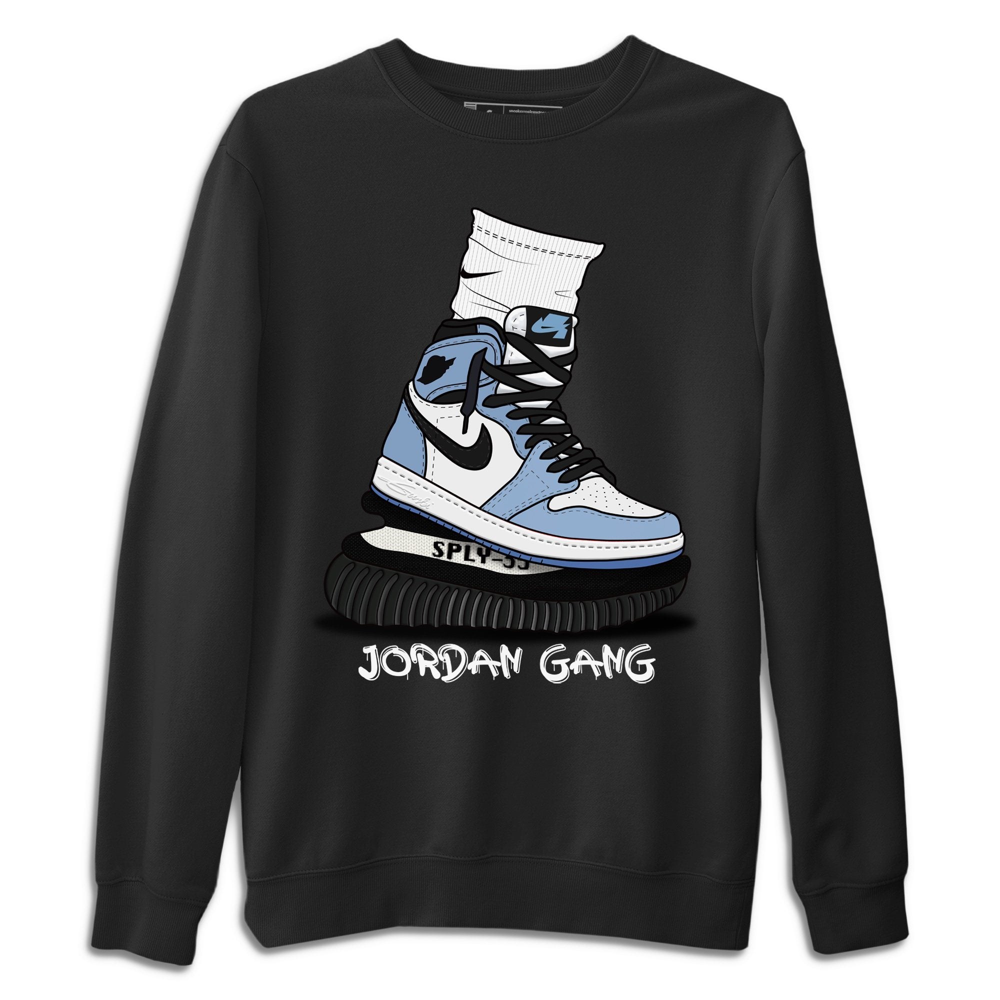 Air Jordan Gang Unisex Tops - Air Jordan 1 University Blue