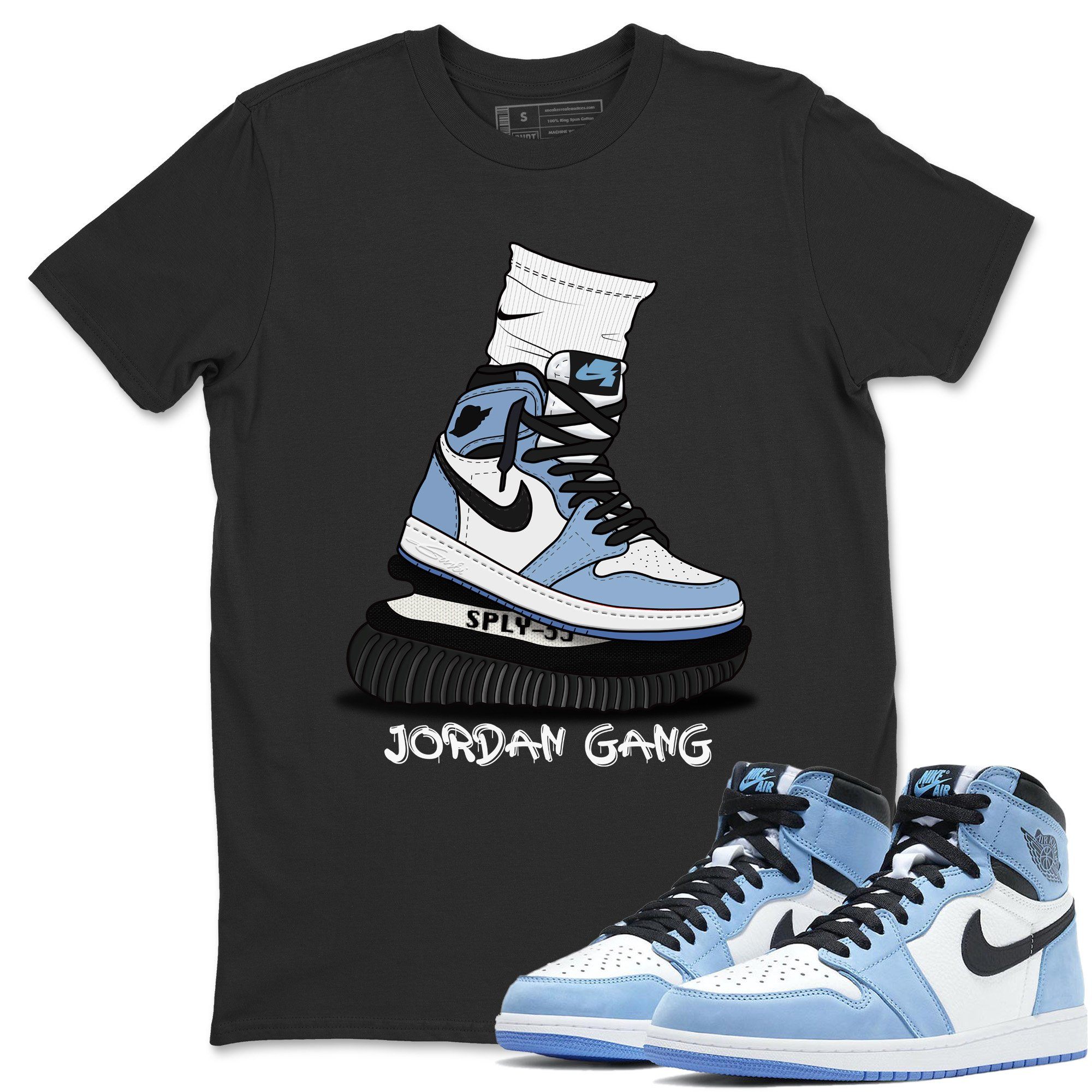 Air Jordan Gang Unisex Tops - Air Jordan 1 University Blue