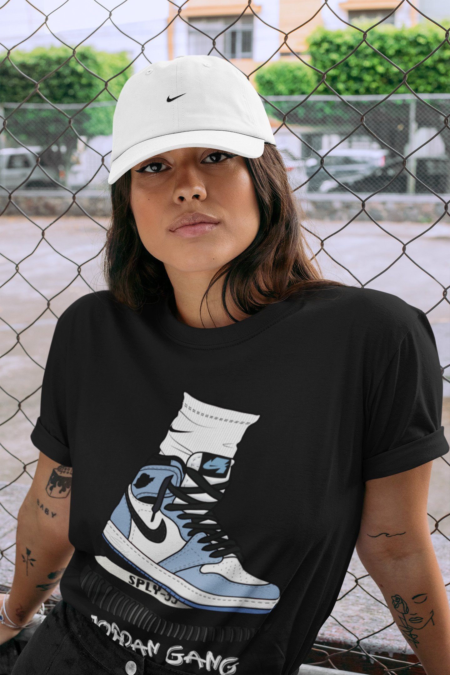 Air Jordan Gang Unisex Tops - Air Jordan 1 University Blue