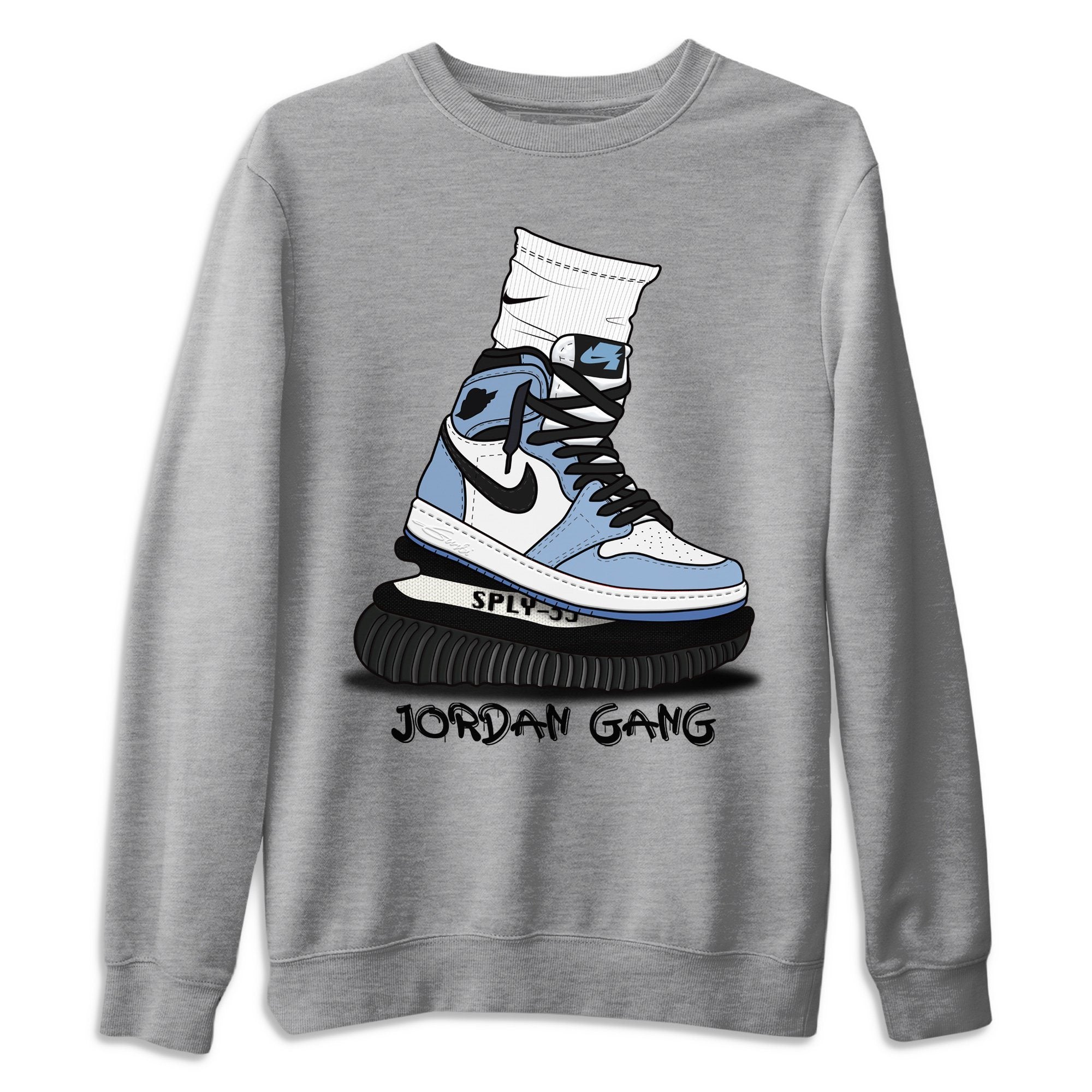 Air Jordan Gang Unisex Tops - Air Jordan 1 University Blue