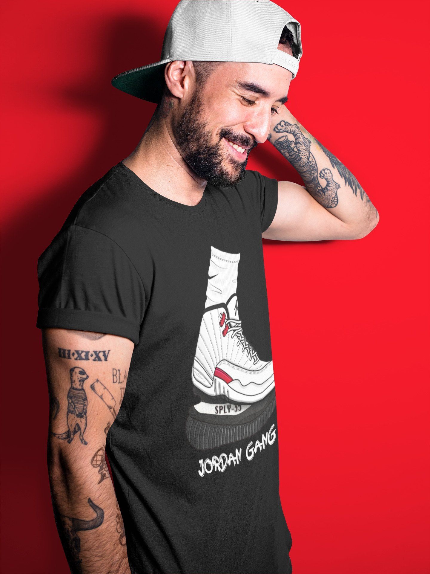 Air Jordan Gang Unisex Tops - Air Jordan 12 Twist
