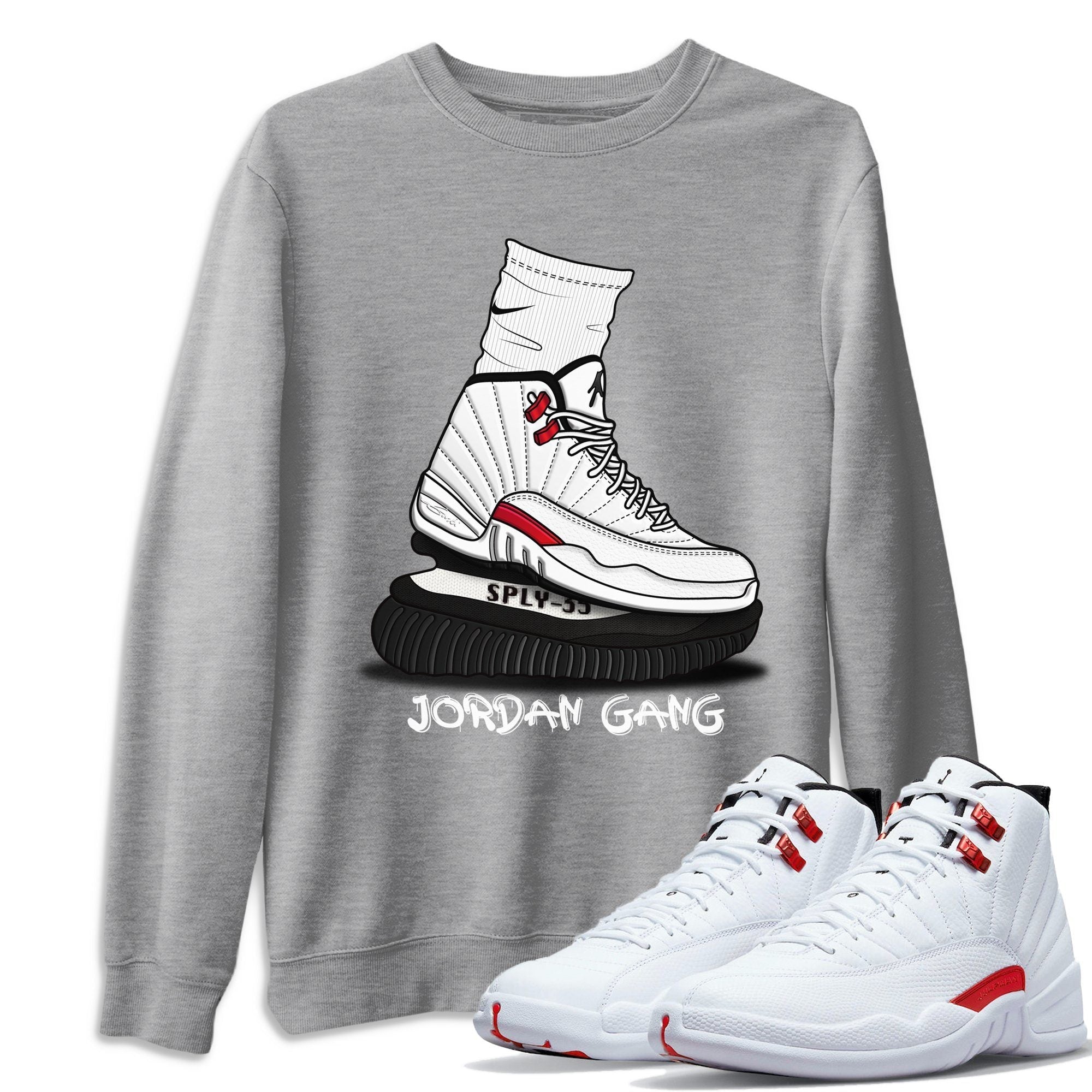 Air Jordan Gang Unisex Tops - Air Jordan 12 Twist