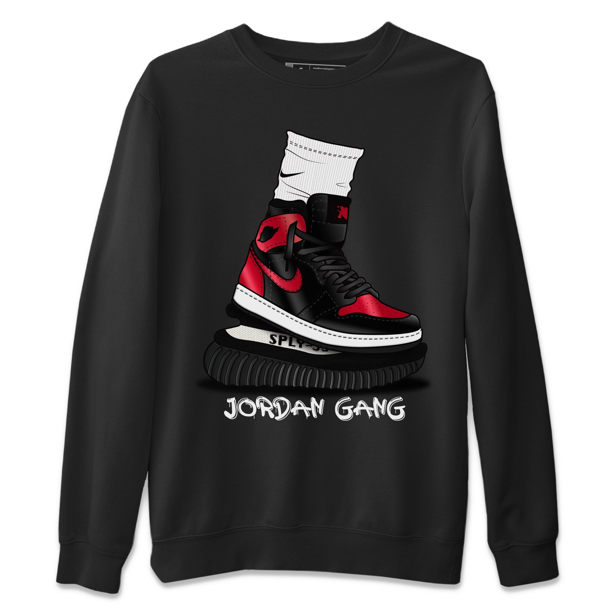 Air Jordan Gang Unisex Tops - Air Jordan 1 Bred Patent