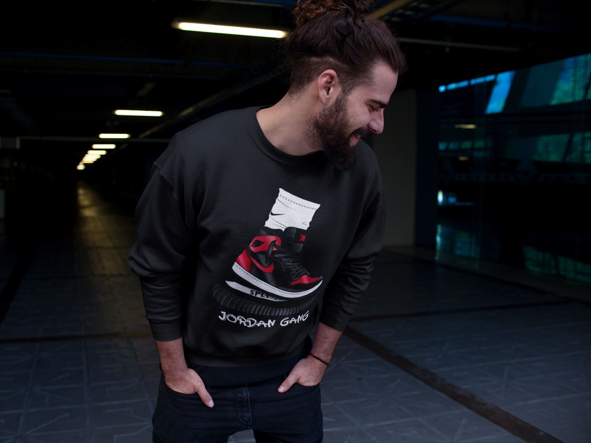 Air Jordan Gang Unisex Tops - Air Jordan 1 Bred Patent