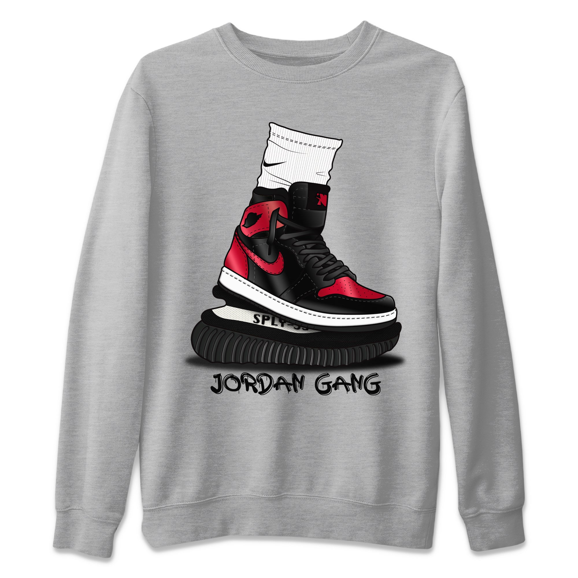 Air Jordan Gang Unisex Tops - Air Jordan 1 Bred Patent