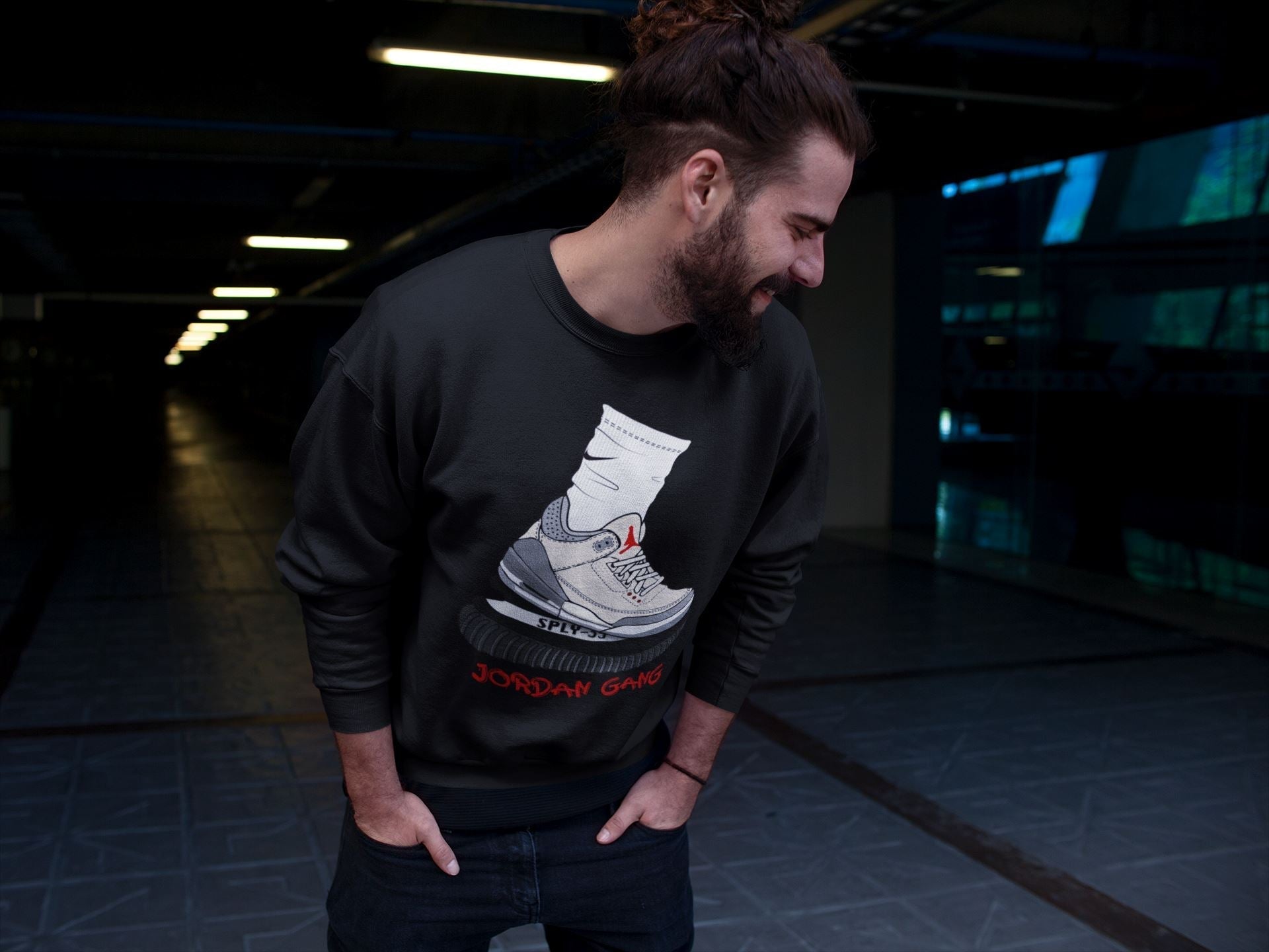 Air Jordan Gang Unisex Tops - Air Jordan 3 Muslin