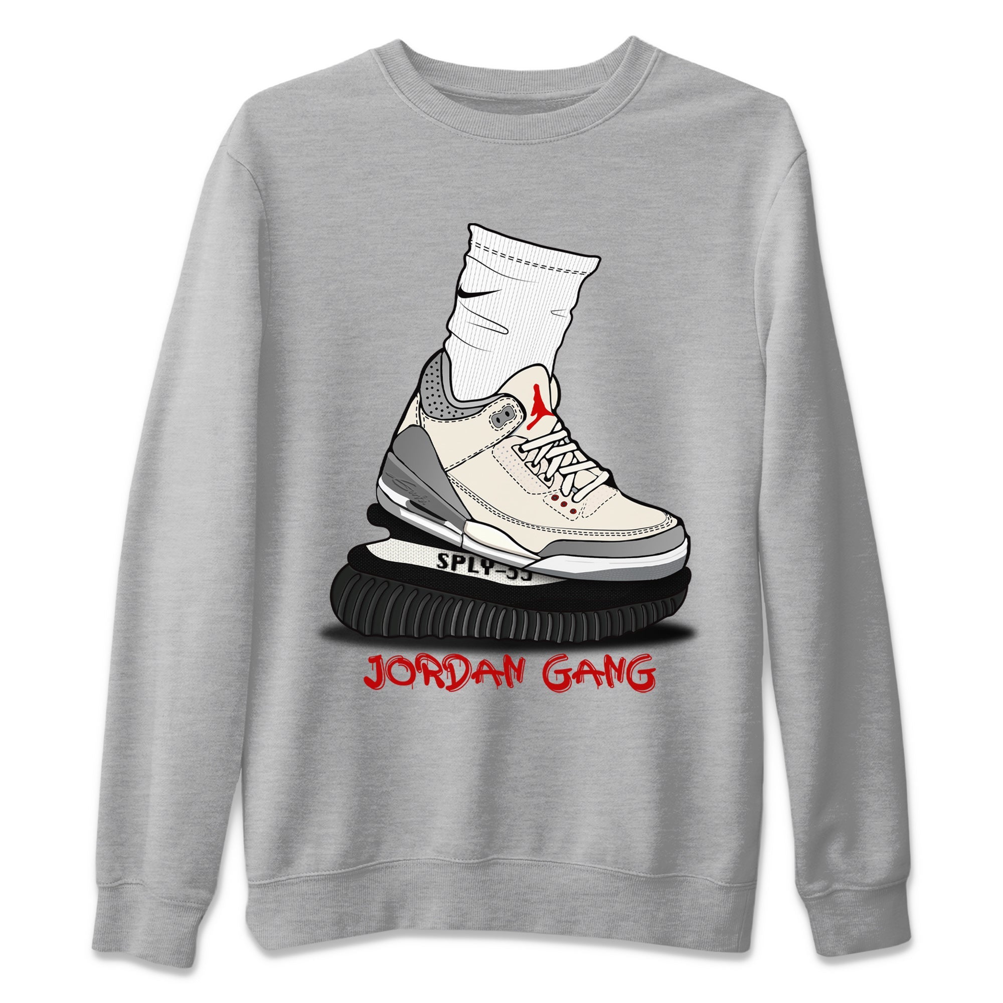 Air Jordan Gang Unisex Tops - Air Jordan 3 Muslin
