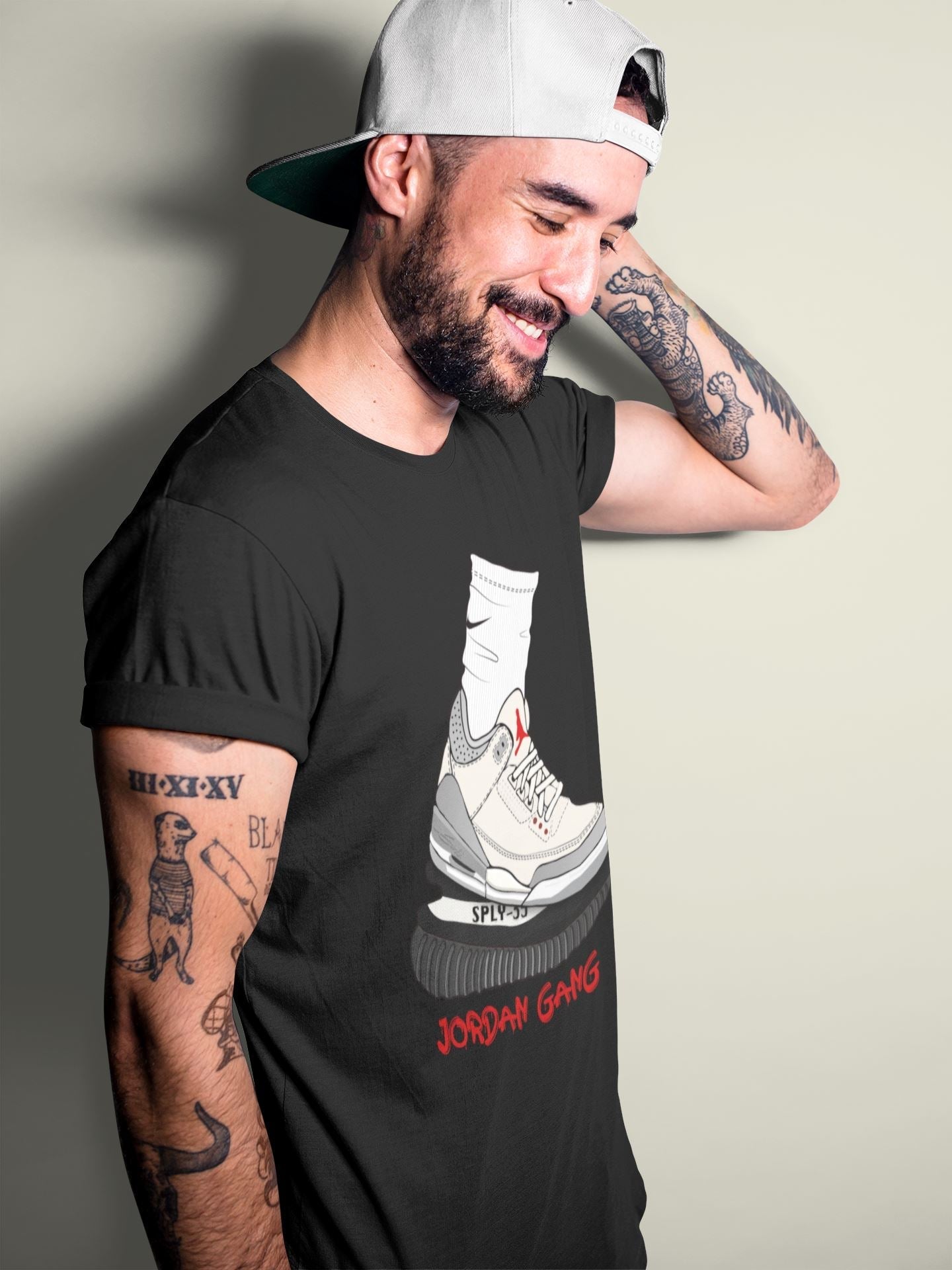 Air Jordan Gang Unisex Tops - Air Jordan 3 Muslin