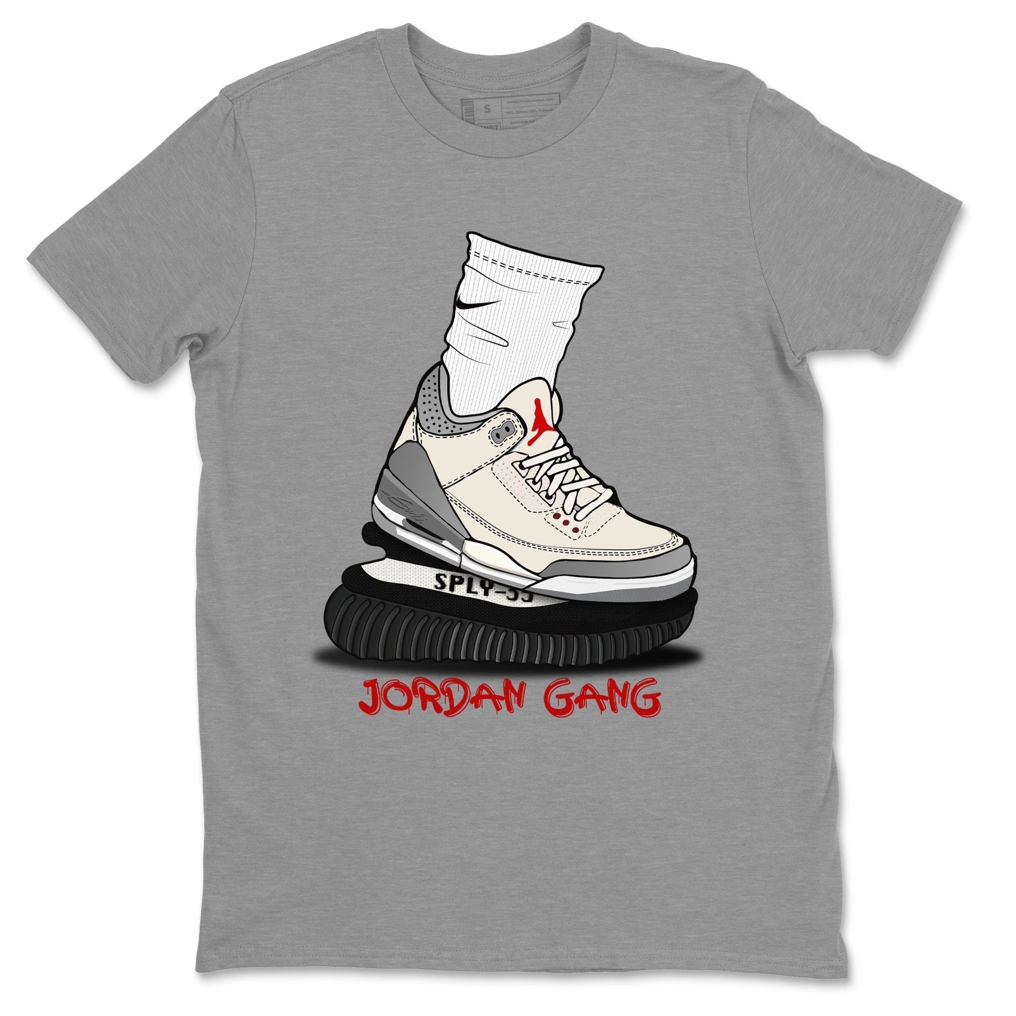 Air Jordan Gang Unisex Tops - Air Jordan 3 Muslin