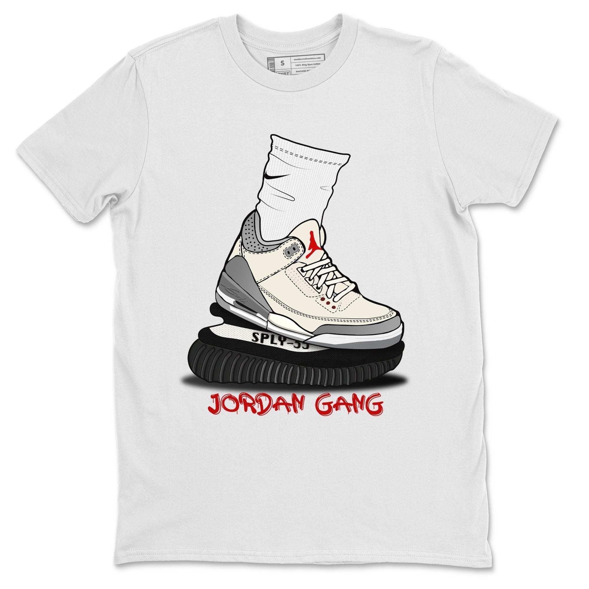Air Jordan Gang Unisex Tops - Air Jordan 3 Muslin