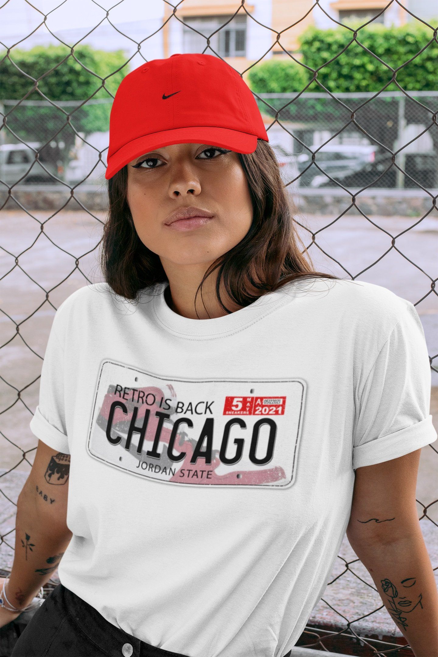 Air Jordan Plate Unisex Tops - Air Jordan 1 Chicago
