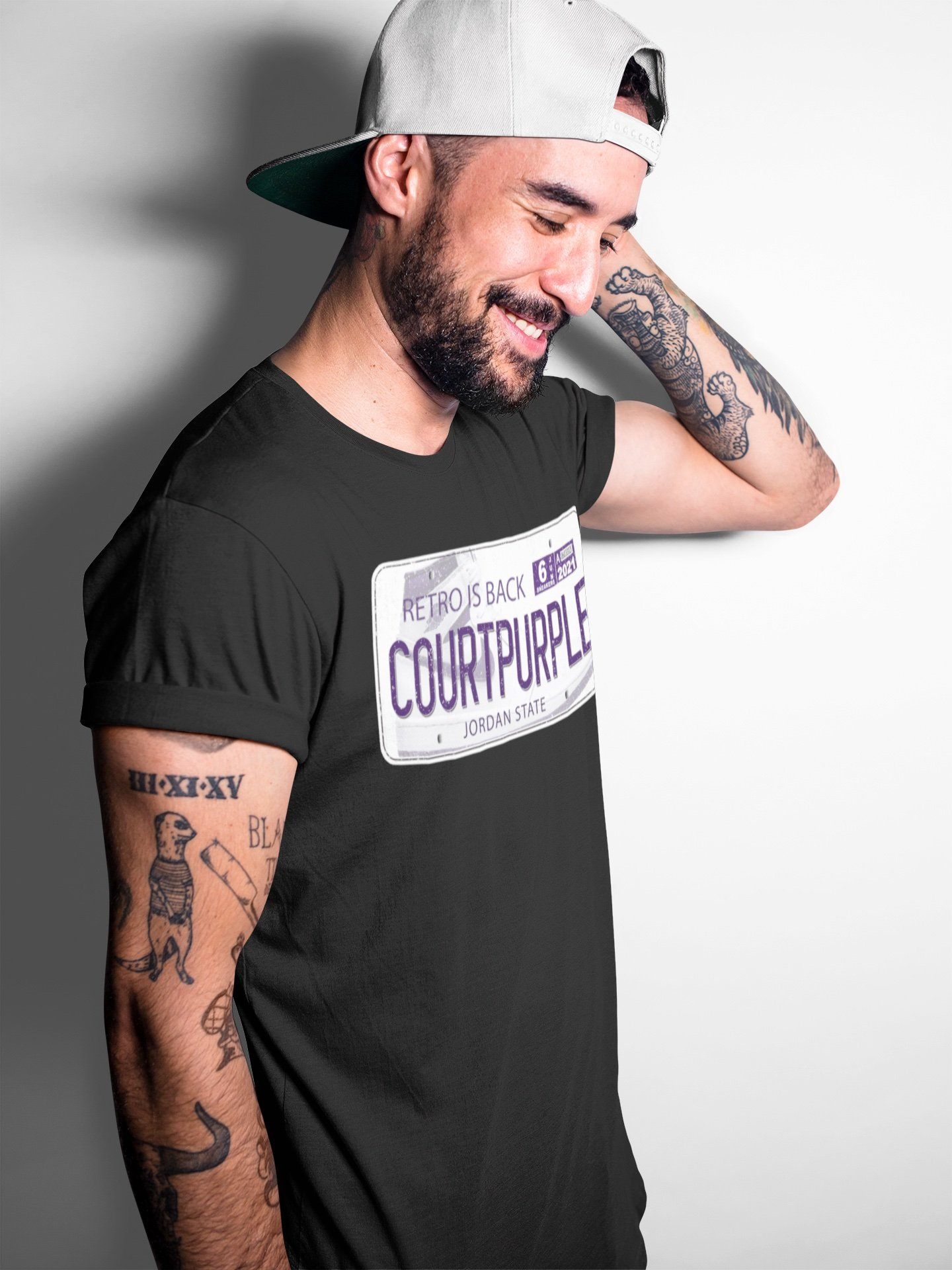 Jordan Plate Unisex Tops - Air Jordan 1 WMNS Court Purple