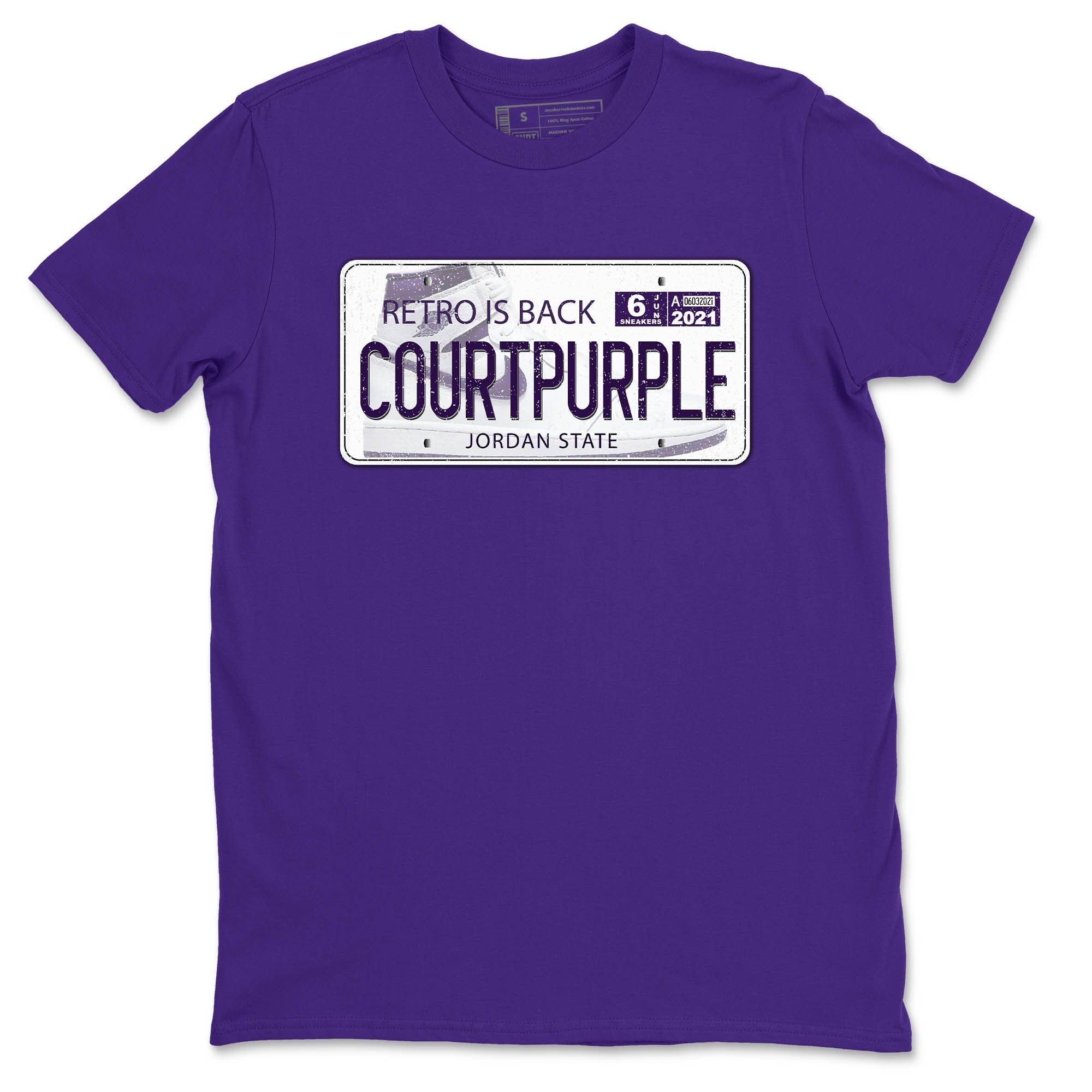 Jordan Plate Unisex Tops - Air Jordan 1 WMNS Court Purple
