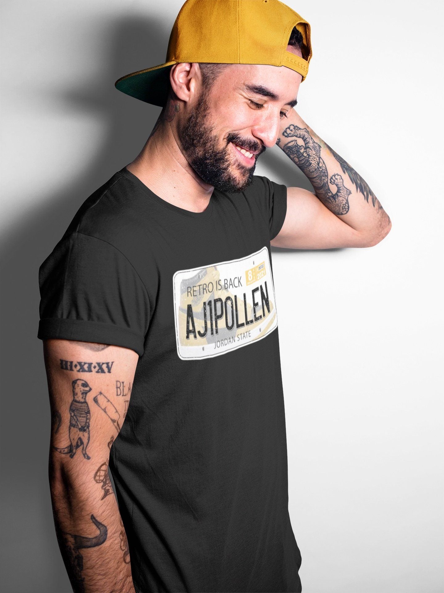 Jordan Plate Unisex Tops - Air Jordan 1 Pollen