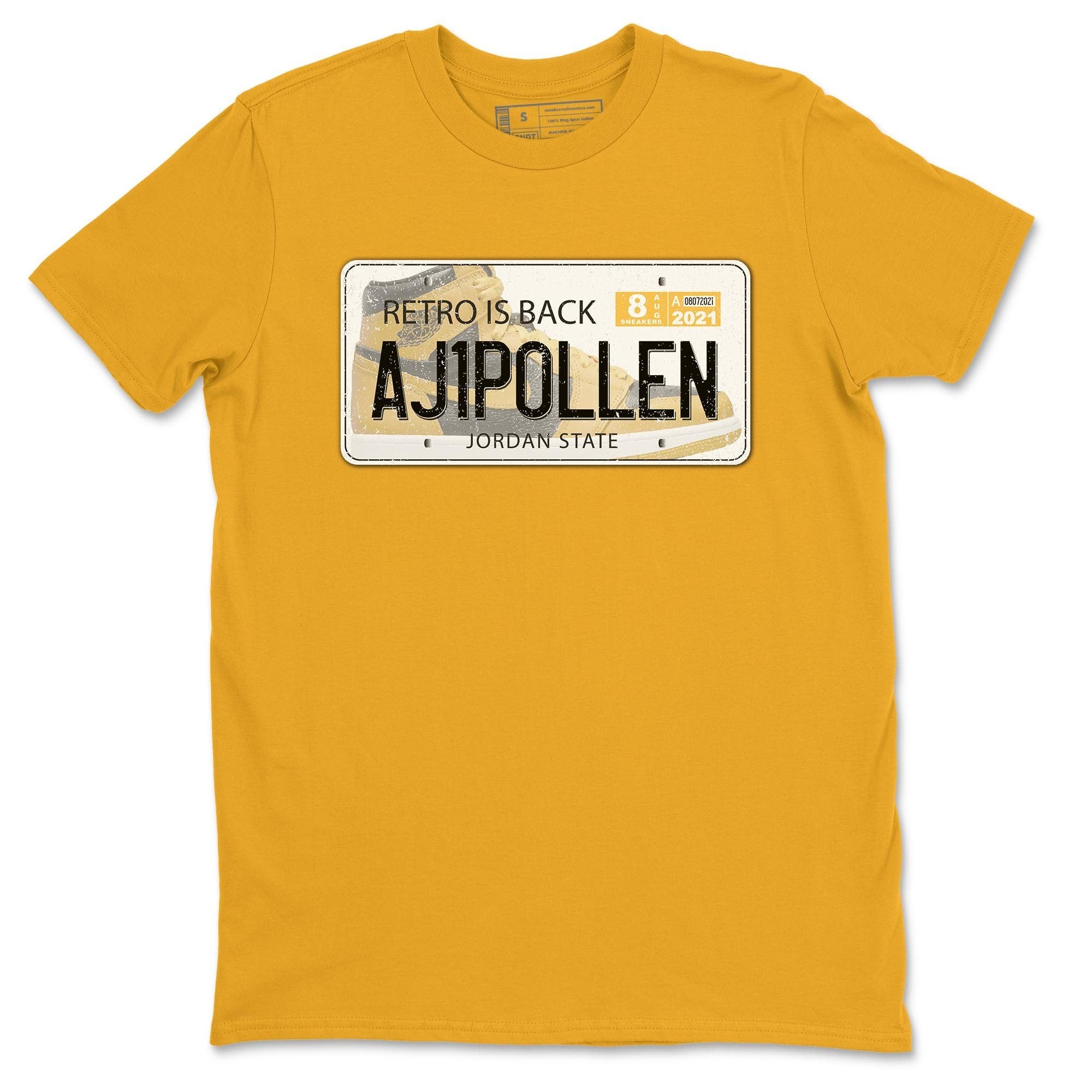 Jordan Plate Unisex Tops - Air Jordan 1 Pollen