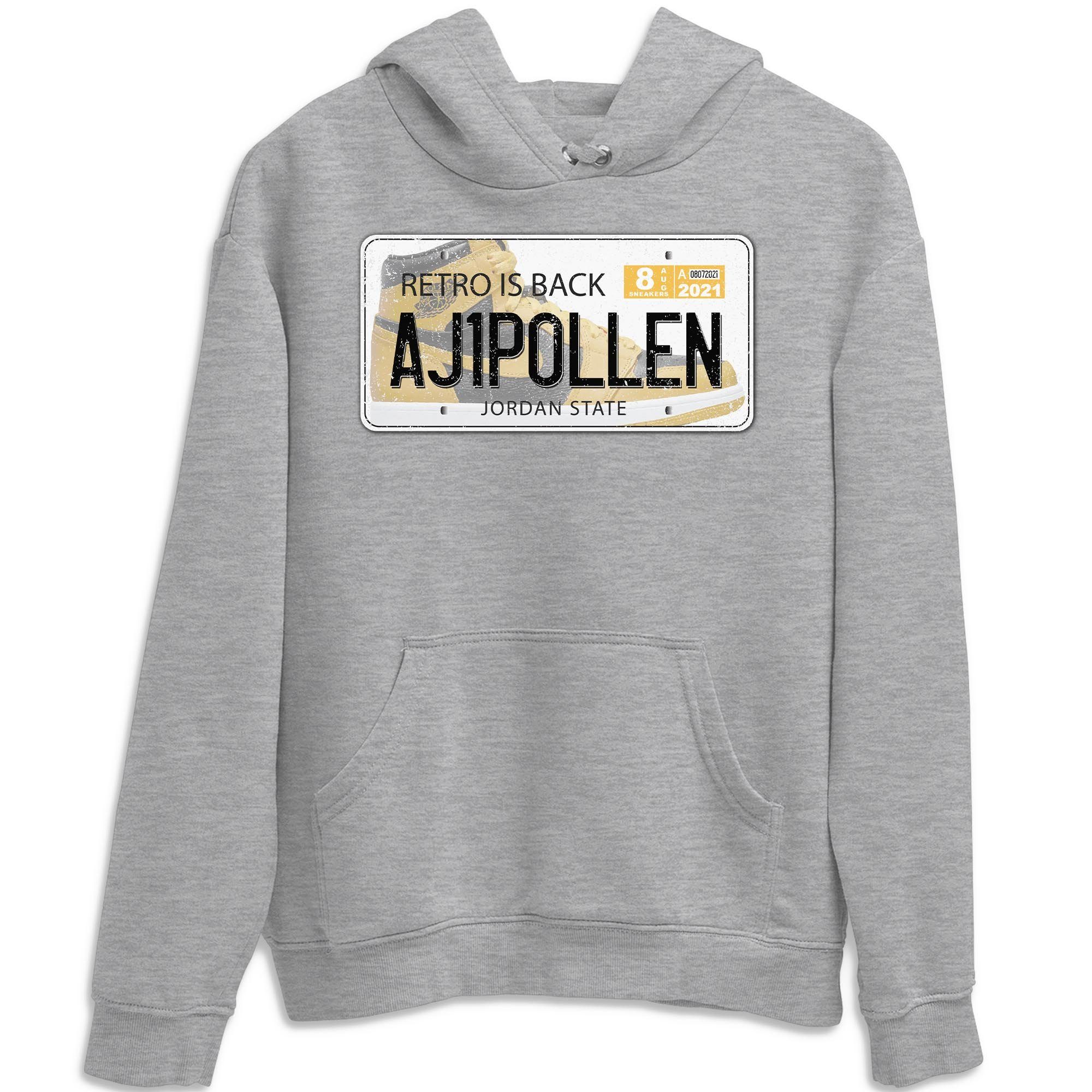 Jordan Plate Unisex Tops - Air Jordan 1 Pollen