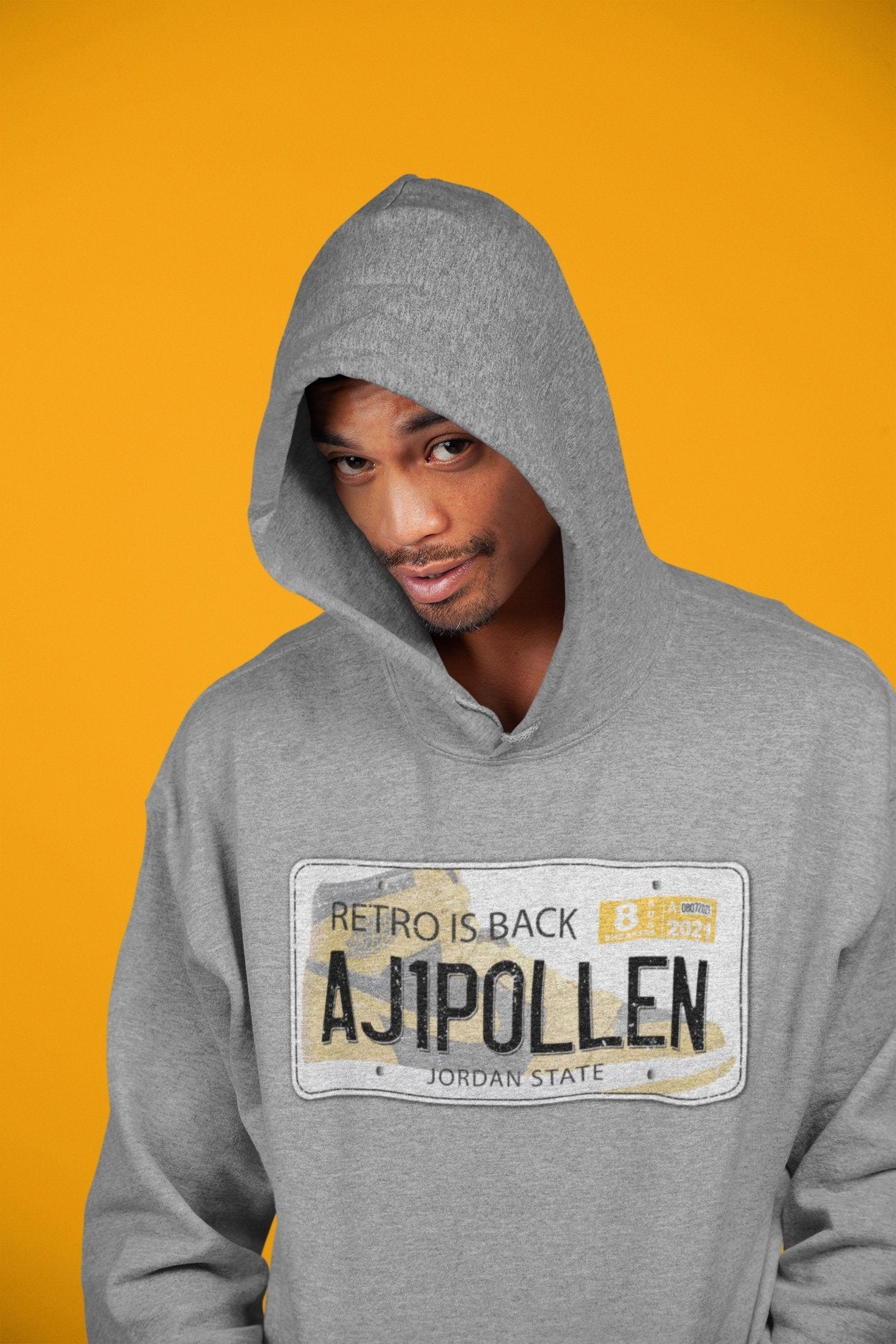 Jordan Plate Unisex Tops - Air Jordan 1 Pollen