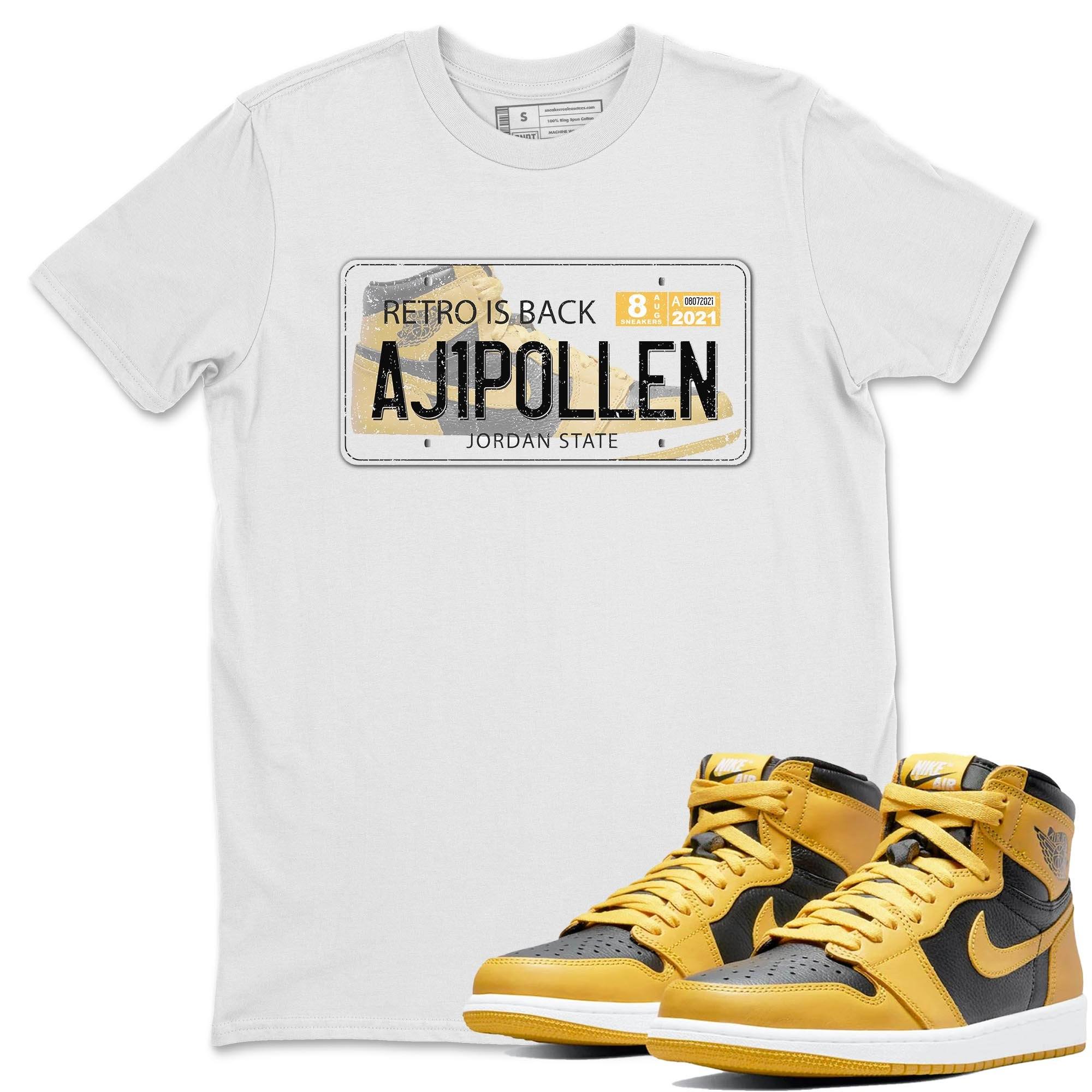 Jordan Plate Unisex Tops - Air Jordan 1 Pollen