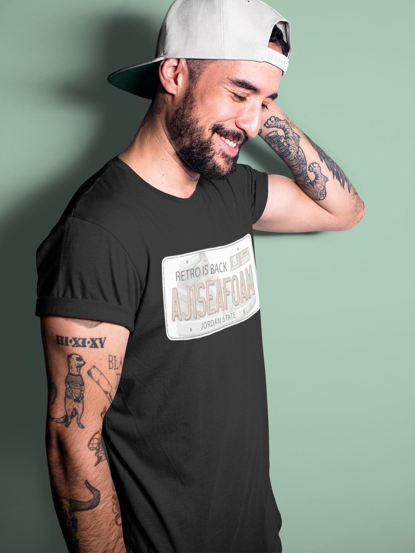 Jordan Plate Unisex Tops - Air Jordan 1 Seafoam