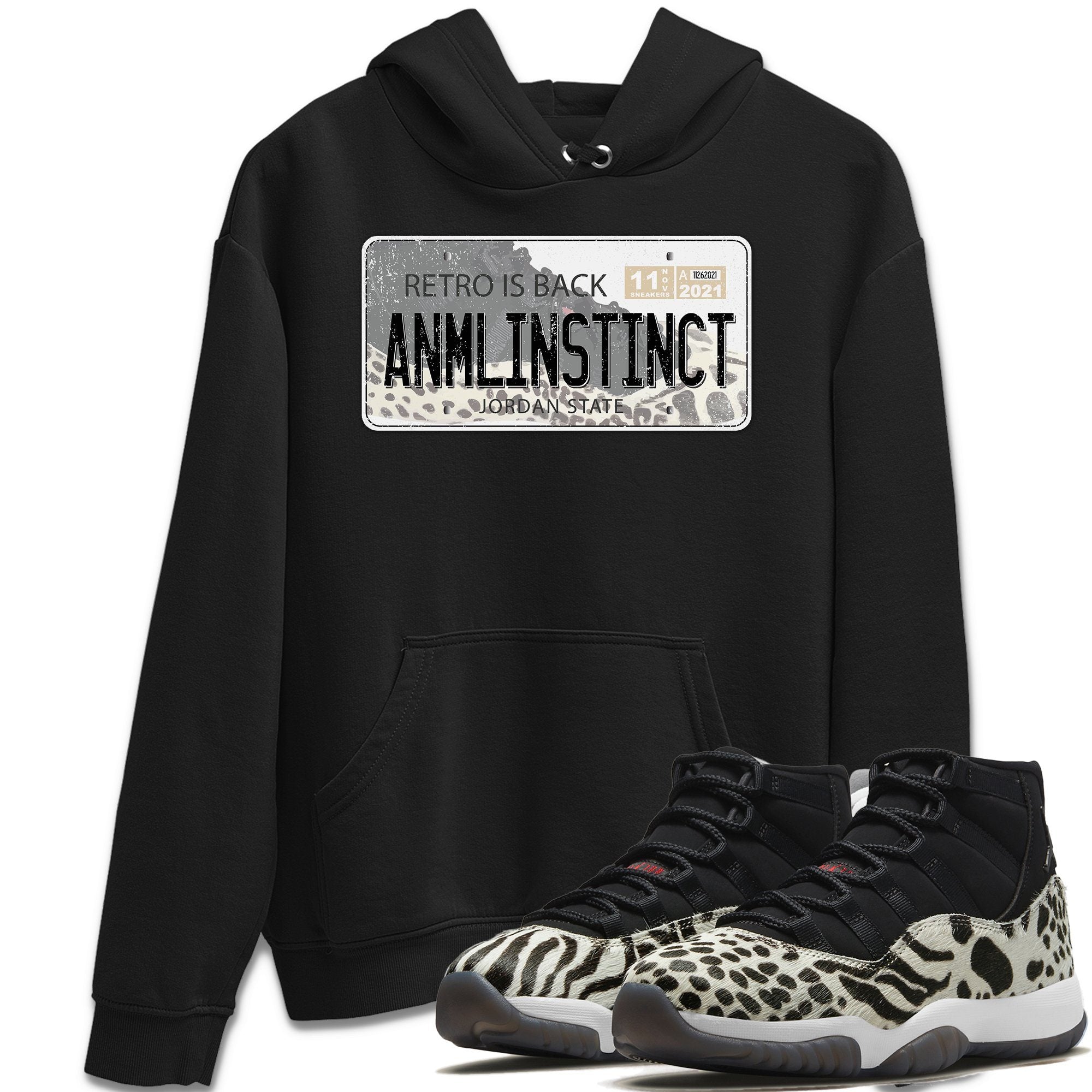 Jordan Plate Unisex Tops - Air Jordan 11 Animal Instinct