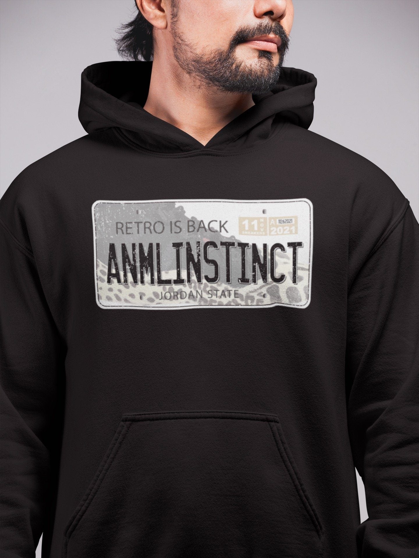 Jordan Plate Unisex Tops - Air Jordan 11 Animal Instinct