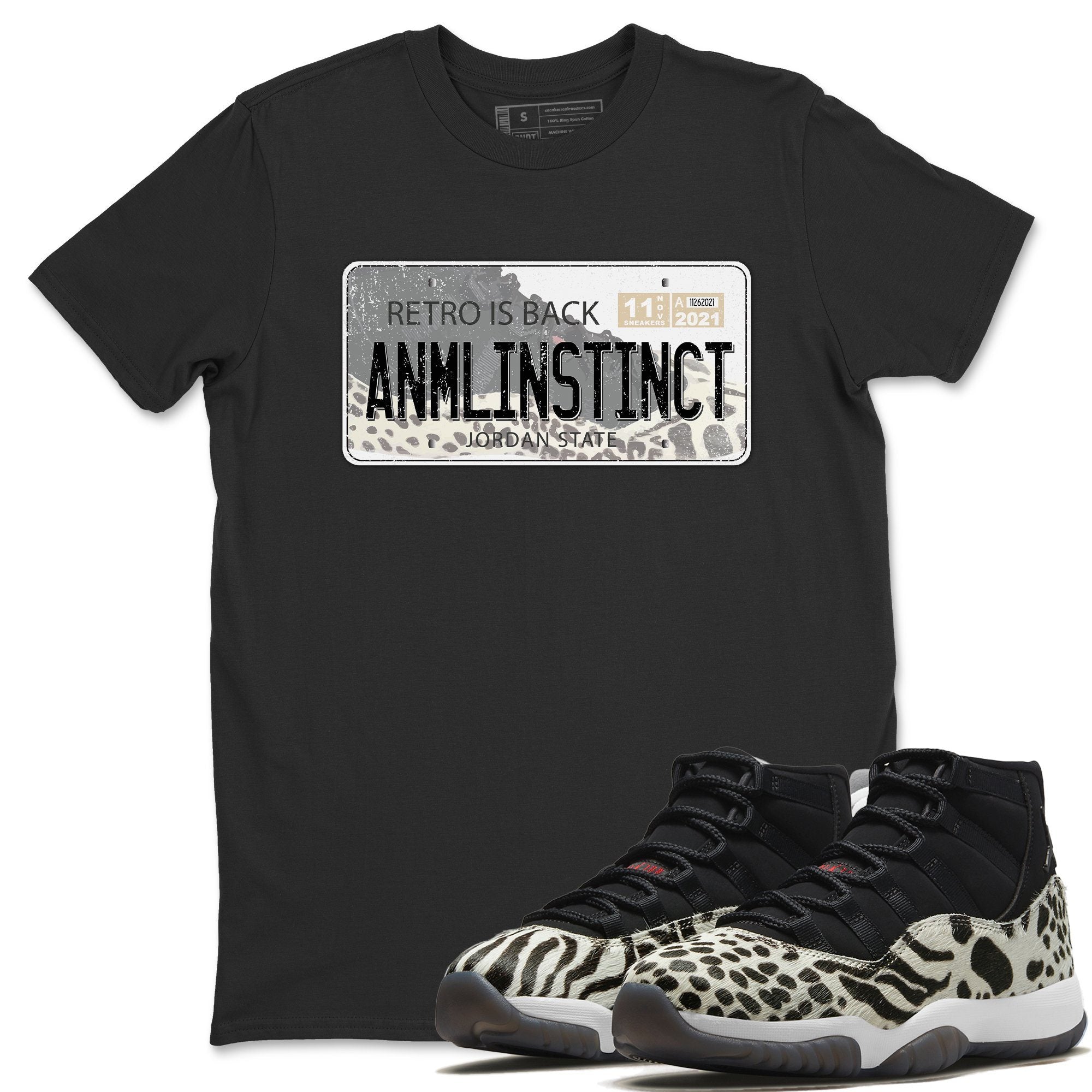 Jordan Plate Unisex Tops - Air Jordan 11 Animal Instinct