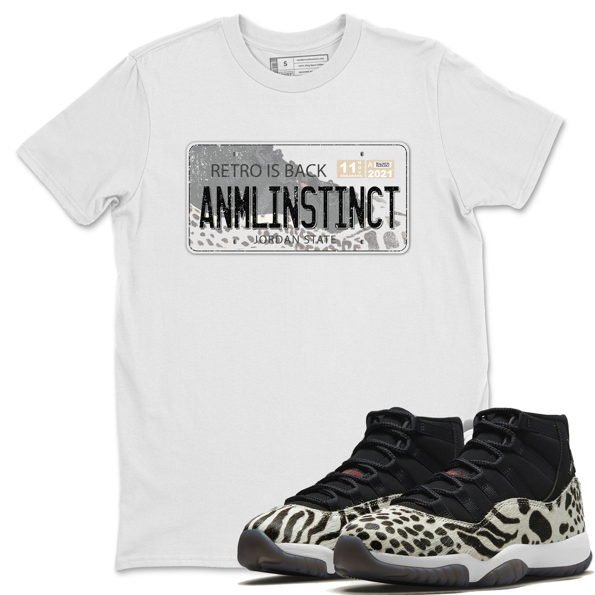 Jordan Plate Unisex Tops - Air Jordan 11 Animal Instinct